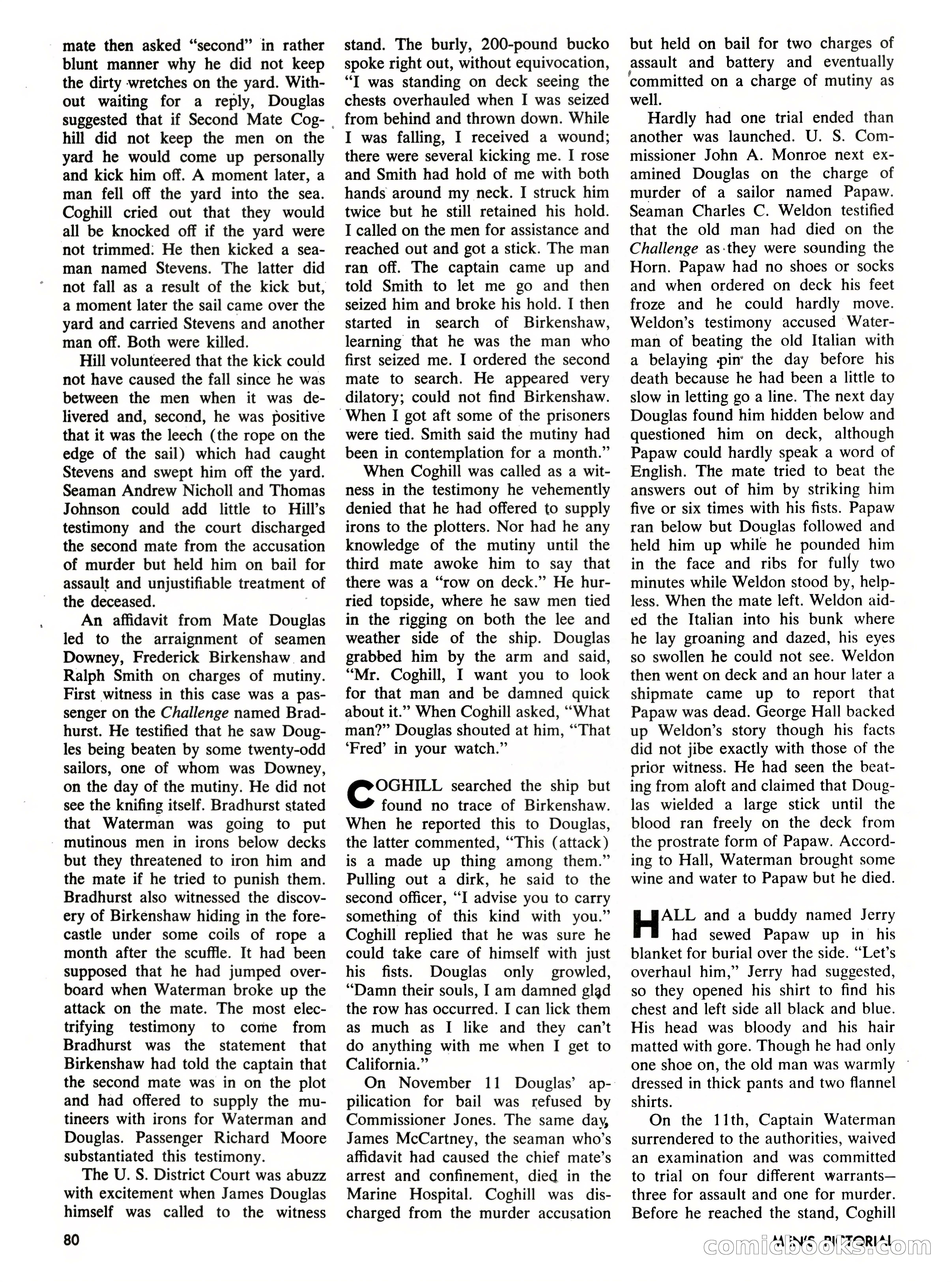 Men's Pictorial, October 1957 — page 80 of 84