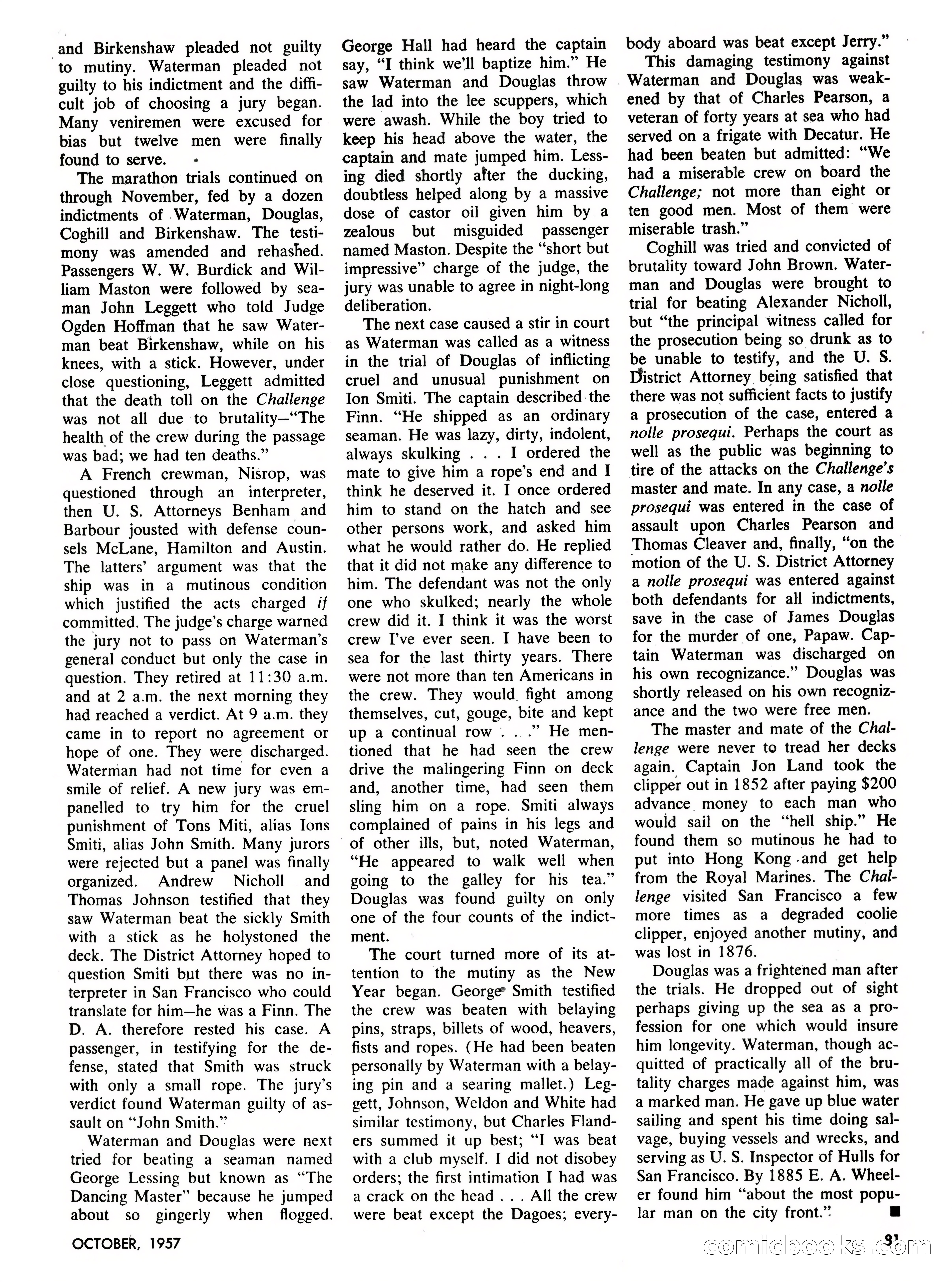Men's Pictorial, October 1957 — page 81 of 84