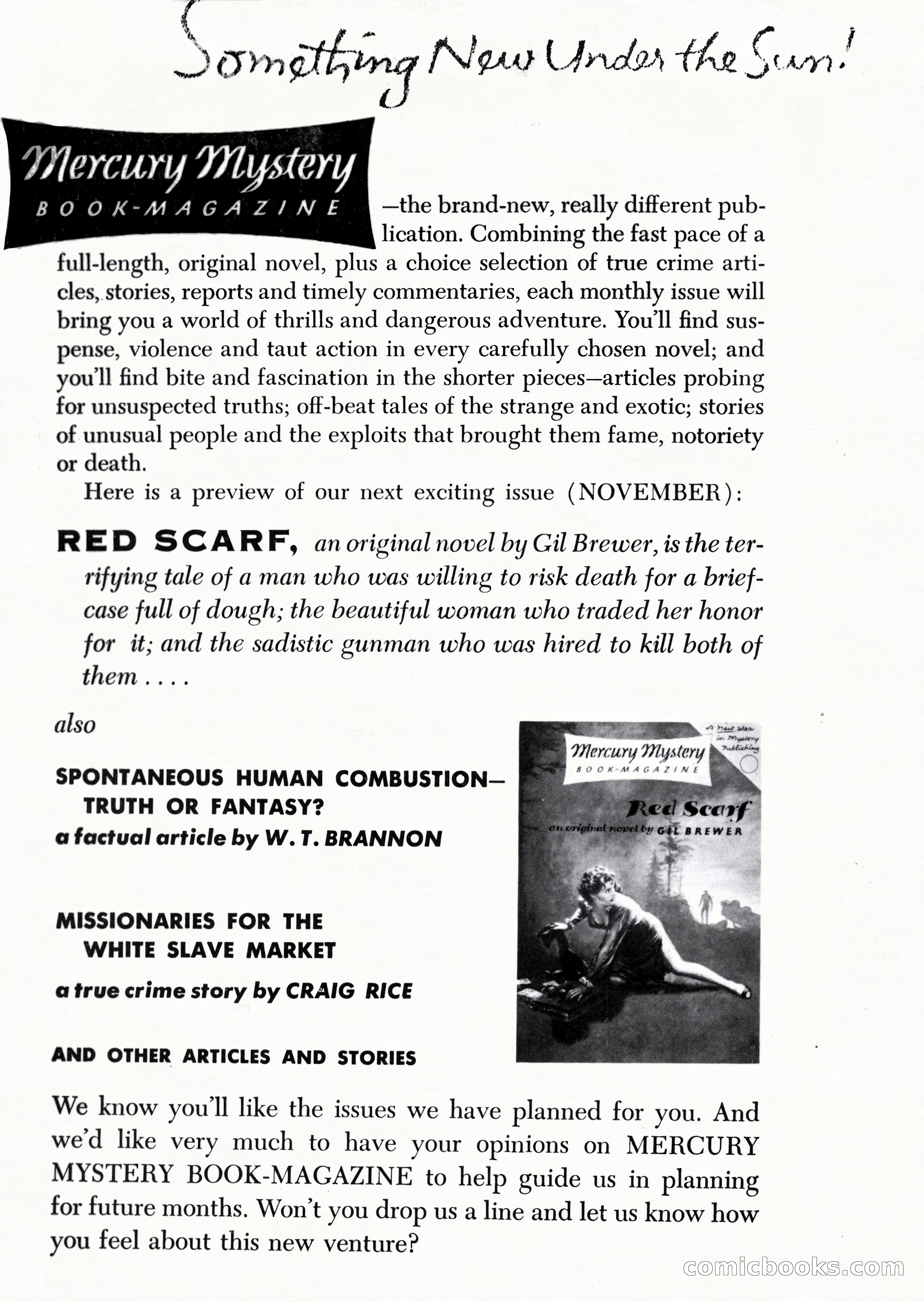 Mercury Mystery Book-Magazine, Vol. 1, No. 2 — page 2 of 132