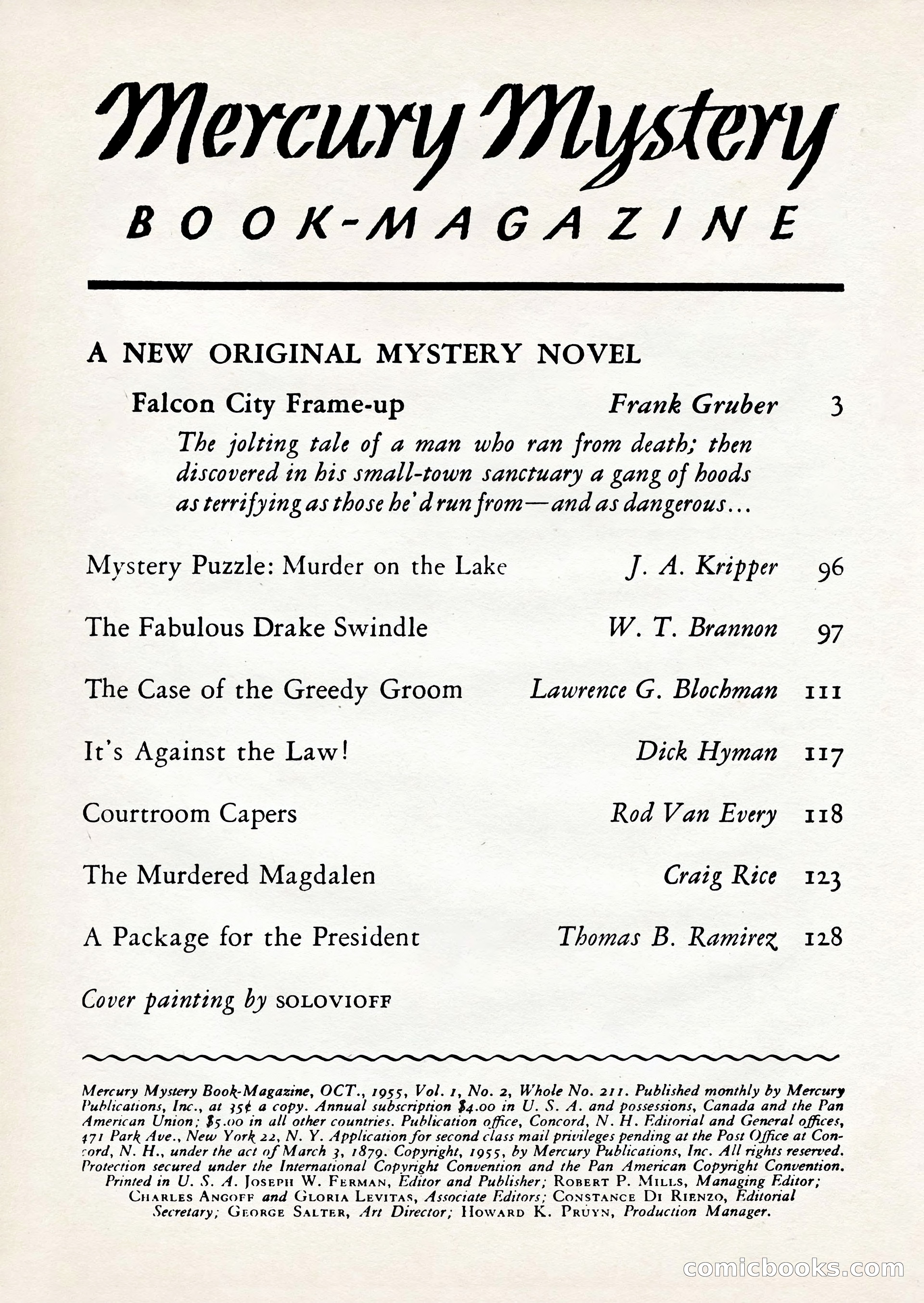Mercury Mystery Book-Magazine, Vol. 1, No. 2 — page 3 of 132
