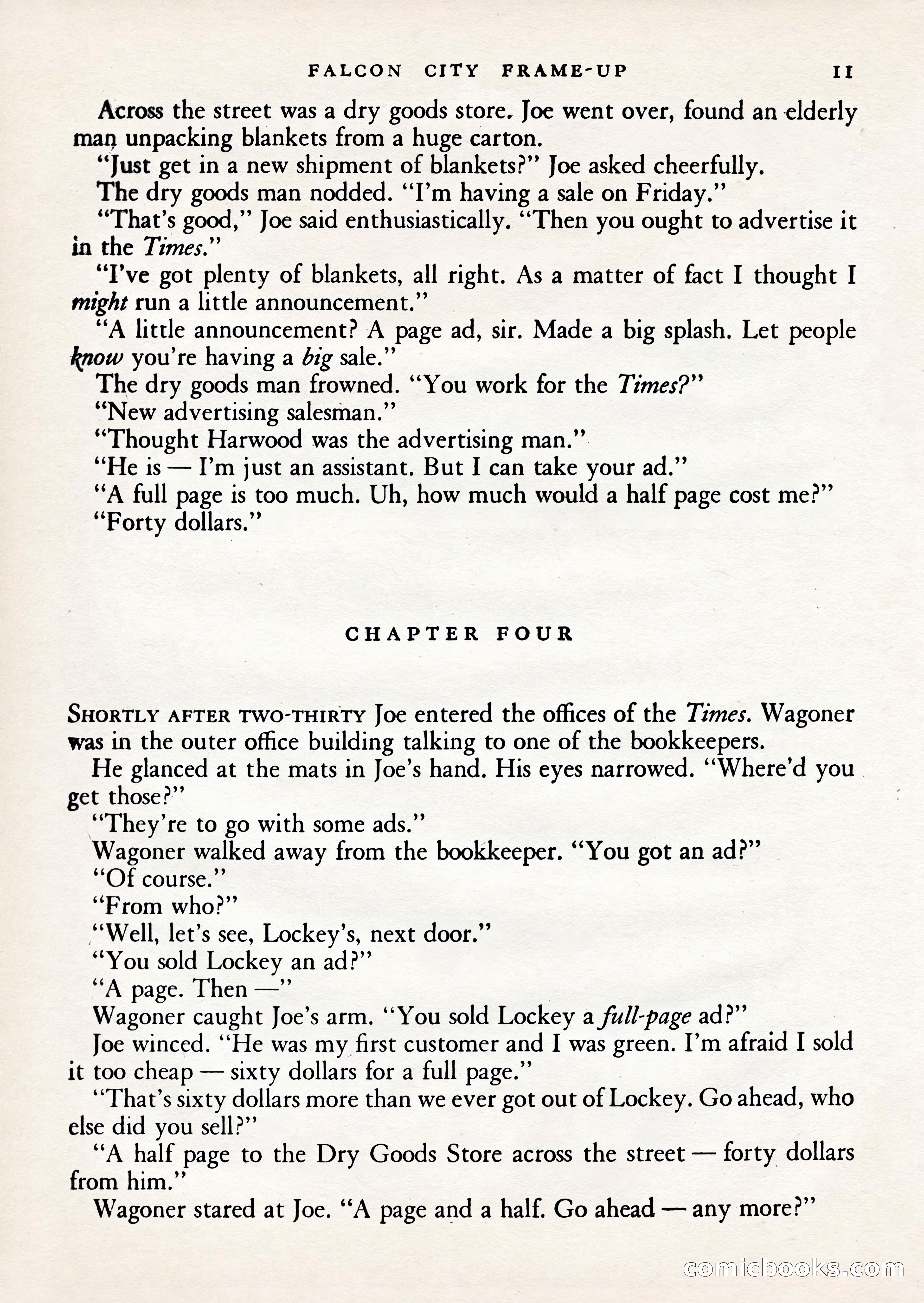 Mercury Mystery Book-Magazine, Vol. 1, No. 2 — page 13 of 132