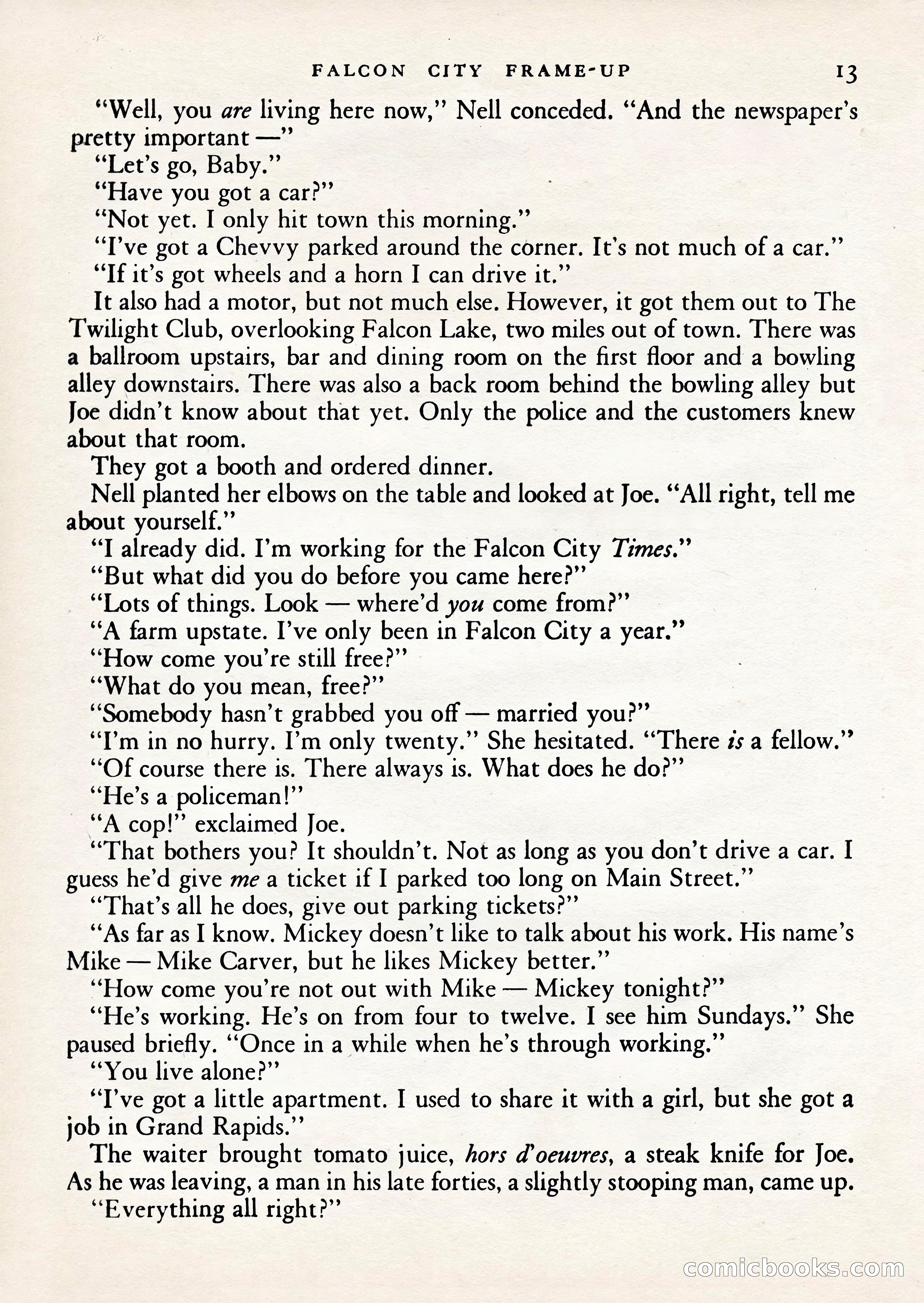 Mercury Mystery Book-Magazine, Vol. 1, No. 2 — page 15 of 132