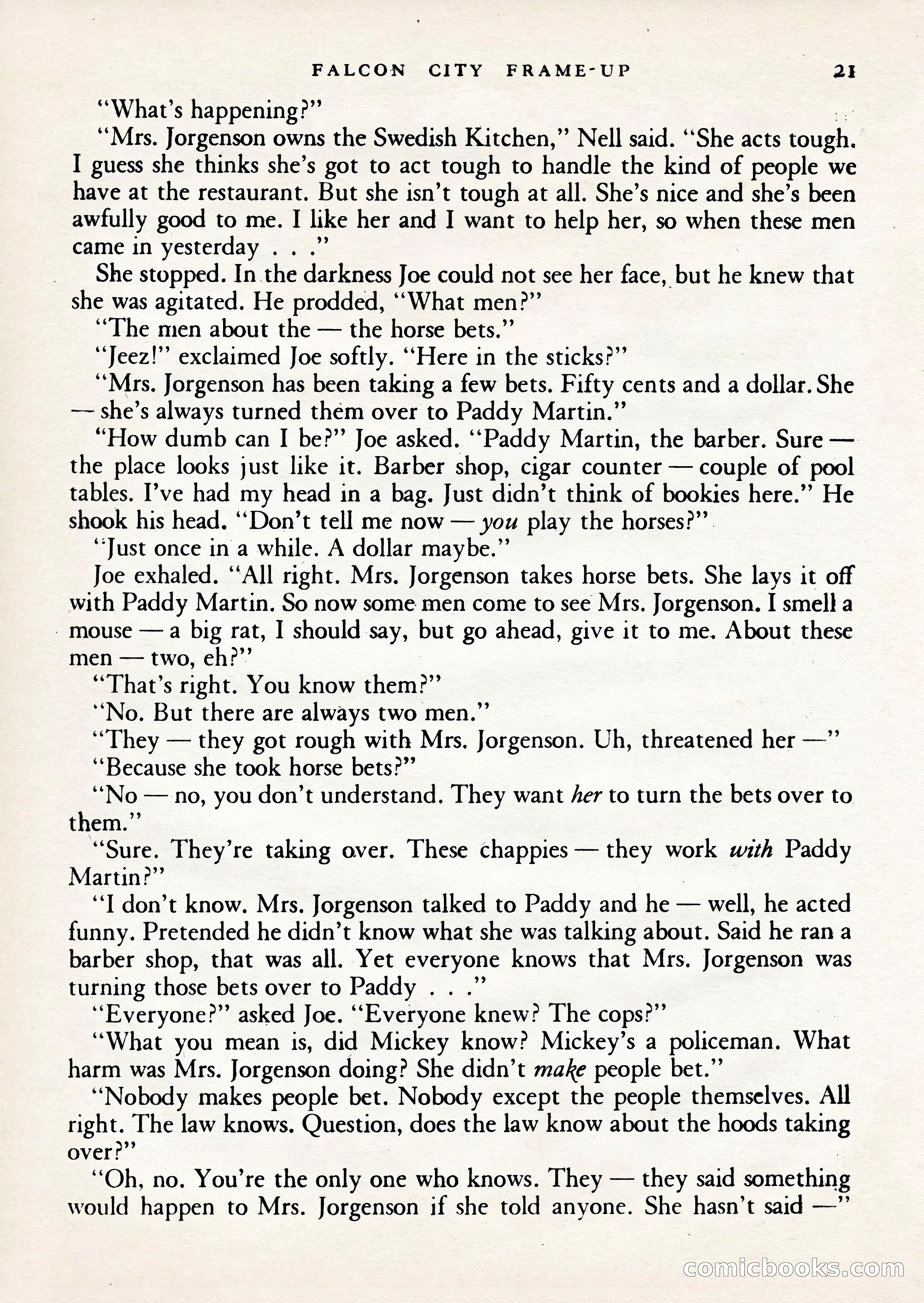 Mercury Mystery Book-Magazine, Vol. 1, No. 2 — page 23 of 132