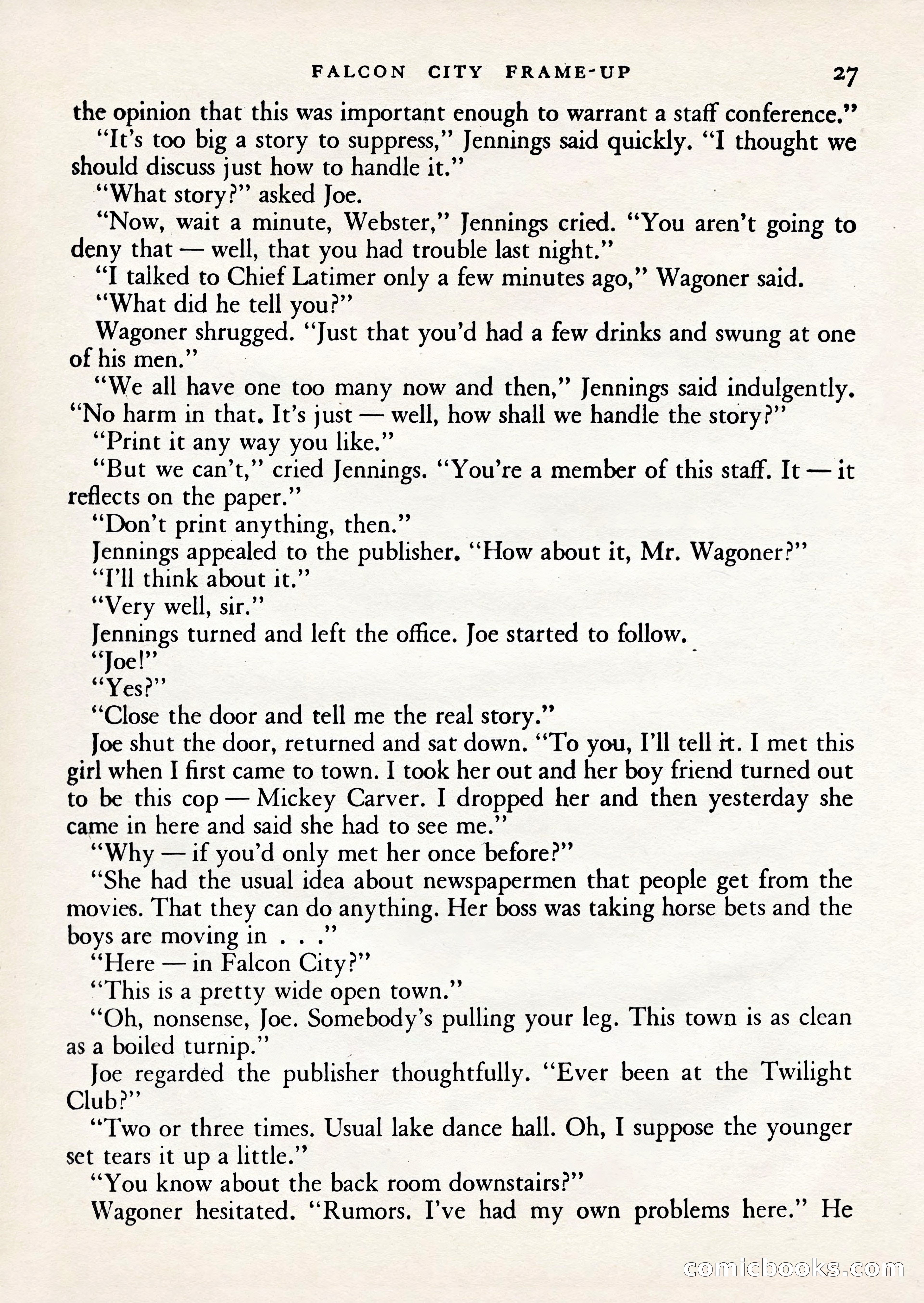 Mercury Mystery Book-Magazine, Vol. 1, No. 2 — page 29 of 132