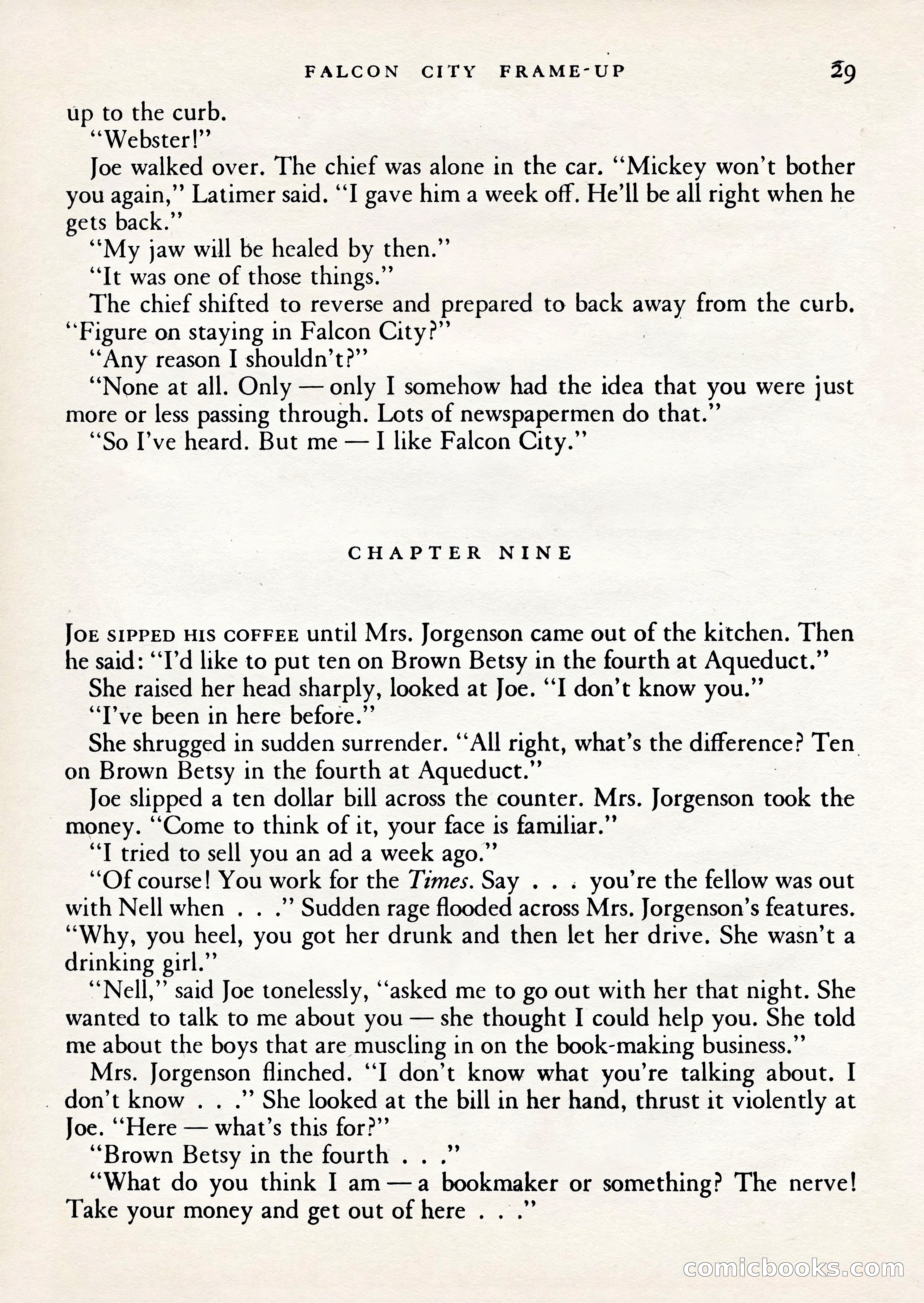 Mercury Mystery Book-Magazine, Vol. 1, No. 2 — page 31 of 132