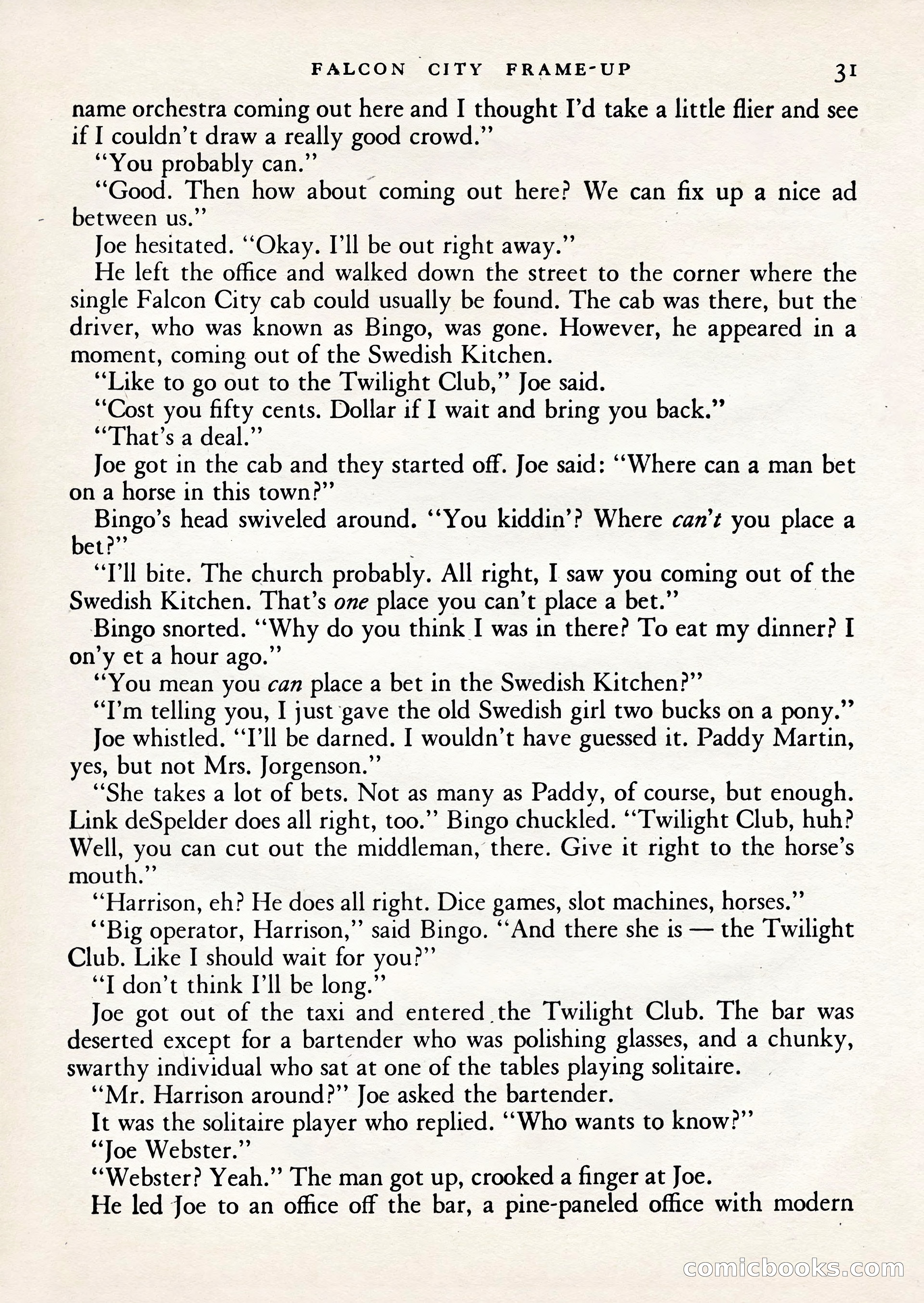 Mercury Mystery Book-Magazine, Vol. 1, No. 2 — page 33 of 132
