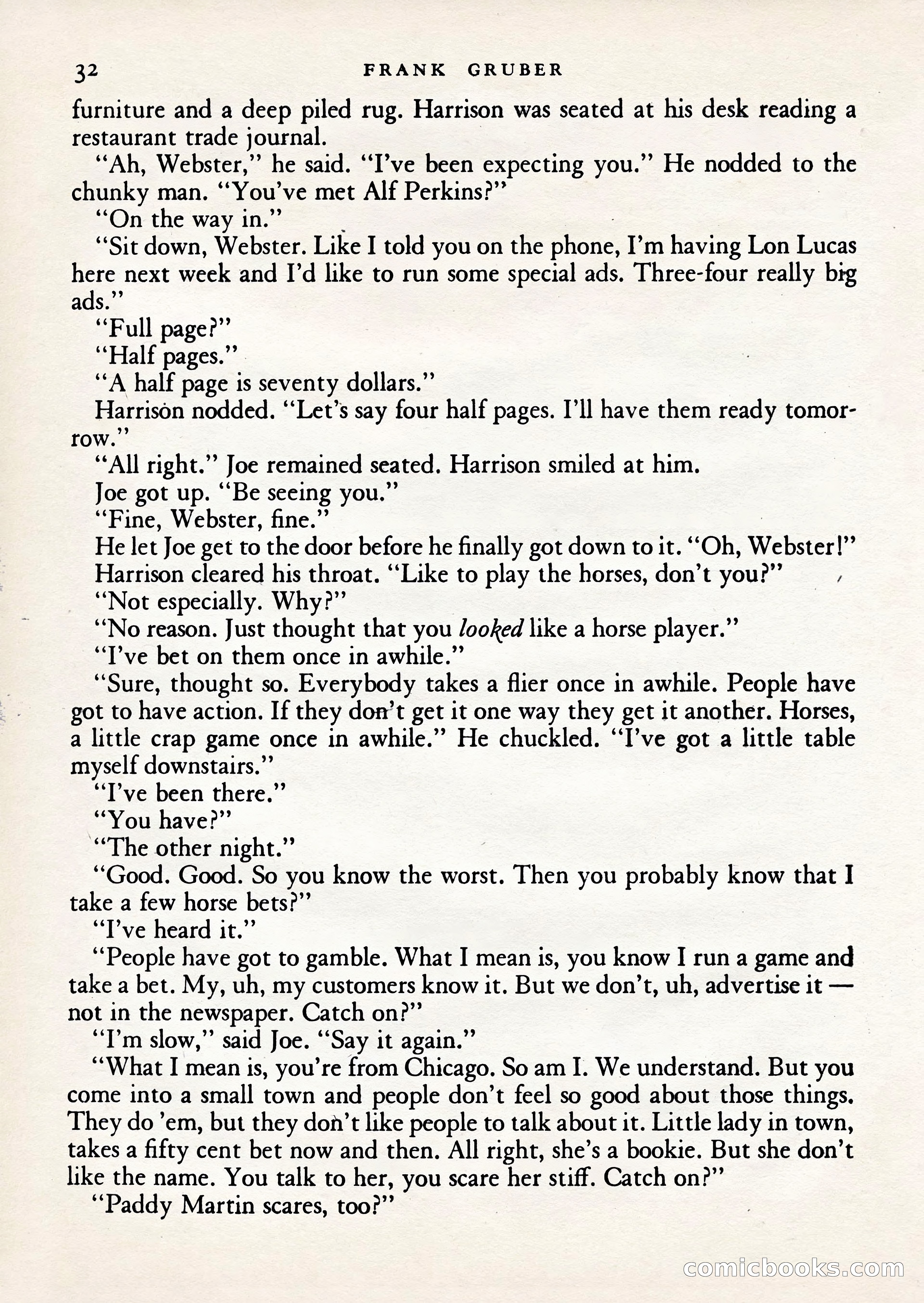 Mercury Mystery Book-Magazine, Vol. 1, No. 2 — page 34 of 132