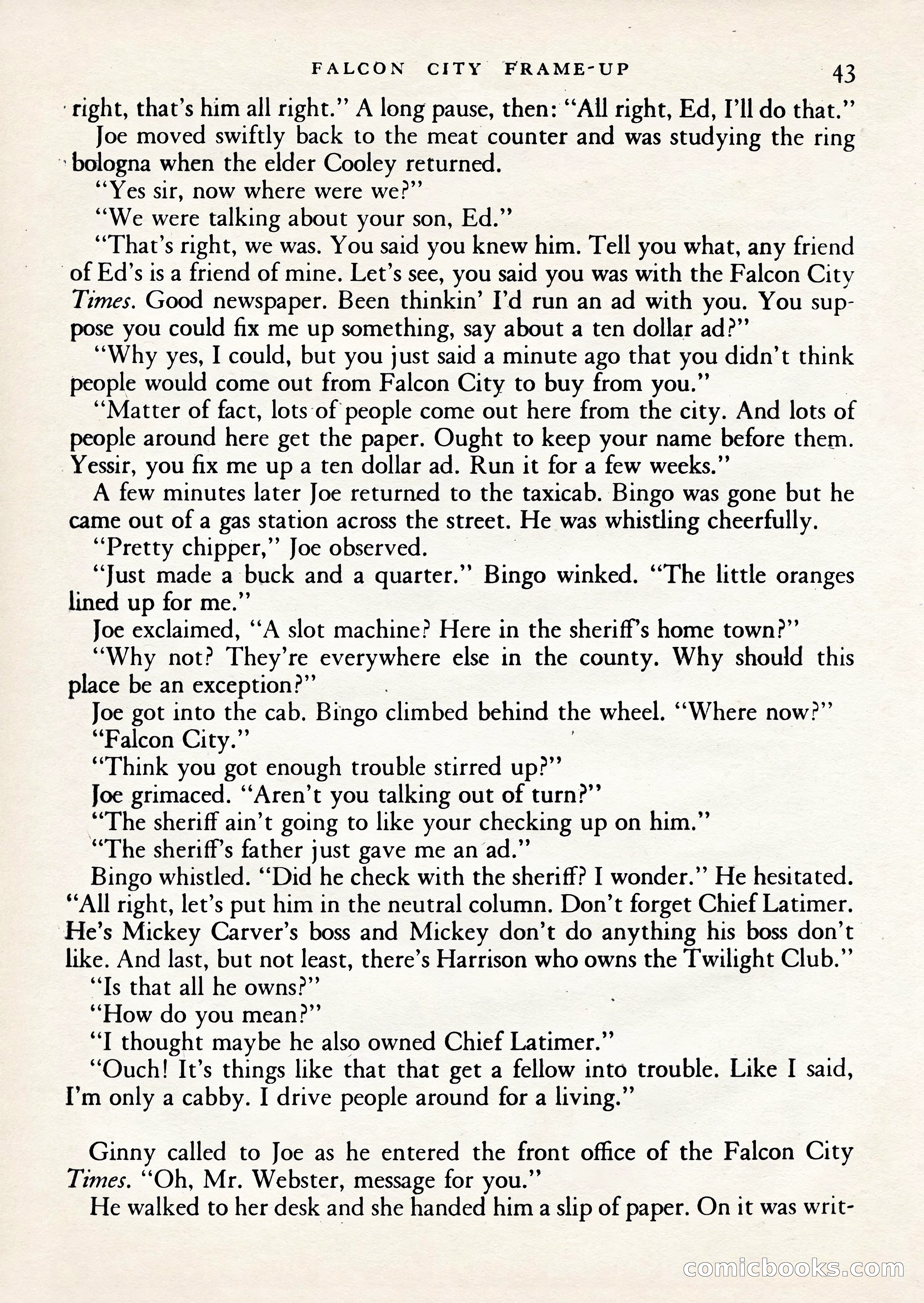 Mercury Mystery Book-Magazine, Vol. 1, No. 2 — page 45 of 132