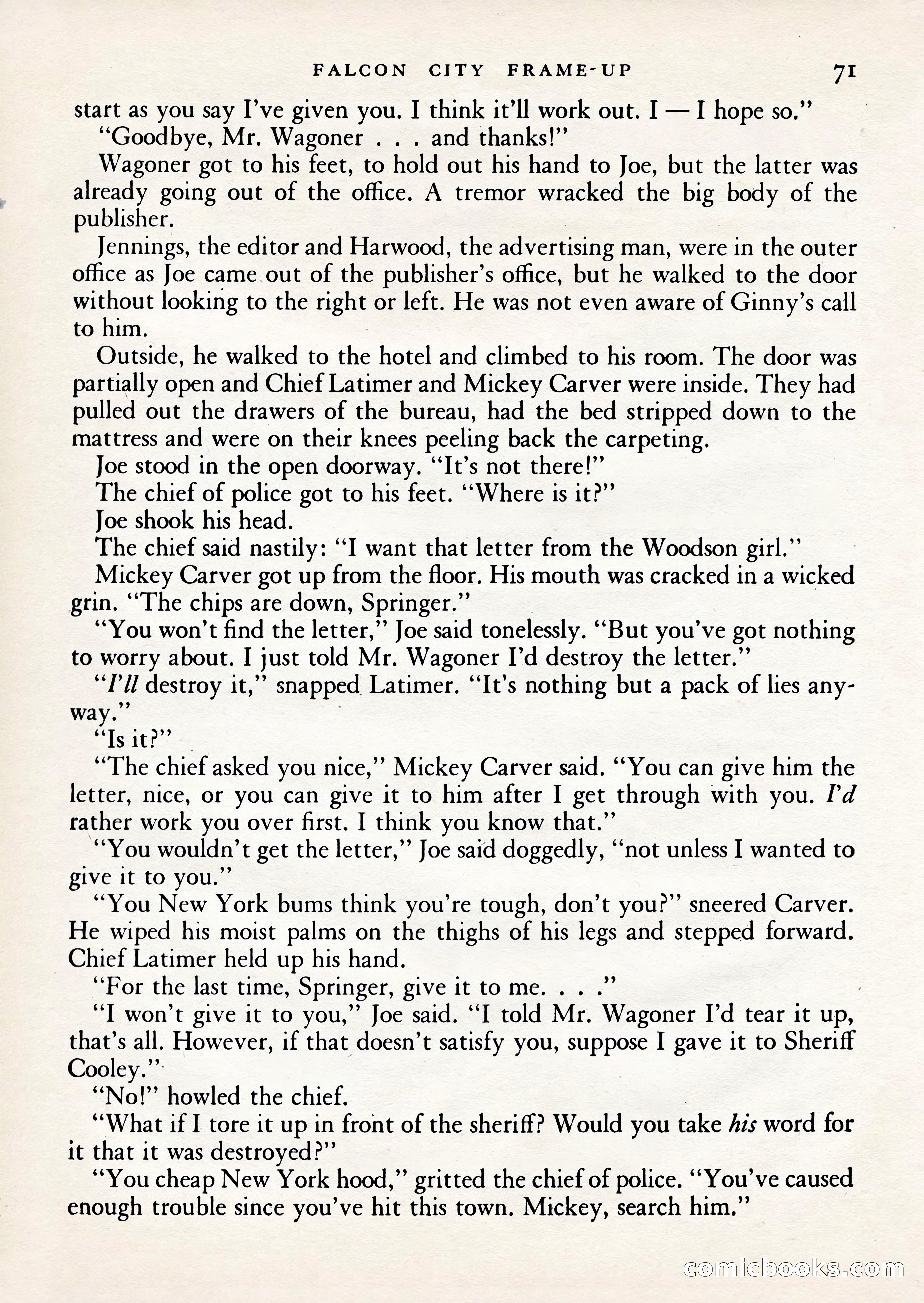 Mercury Mystery Book-Magazine, Vol. 1, No. 2 — page 73 of 132
