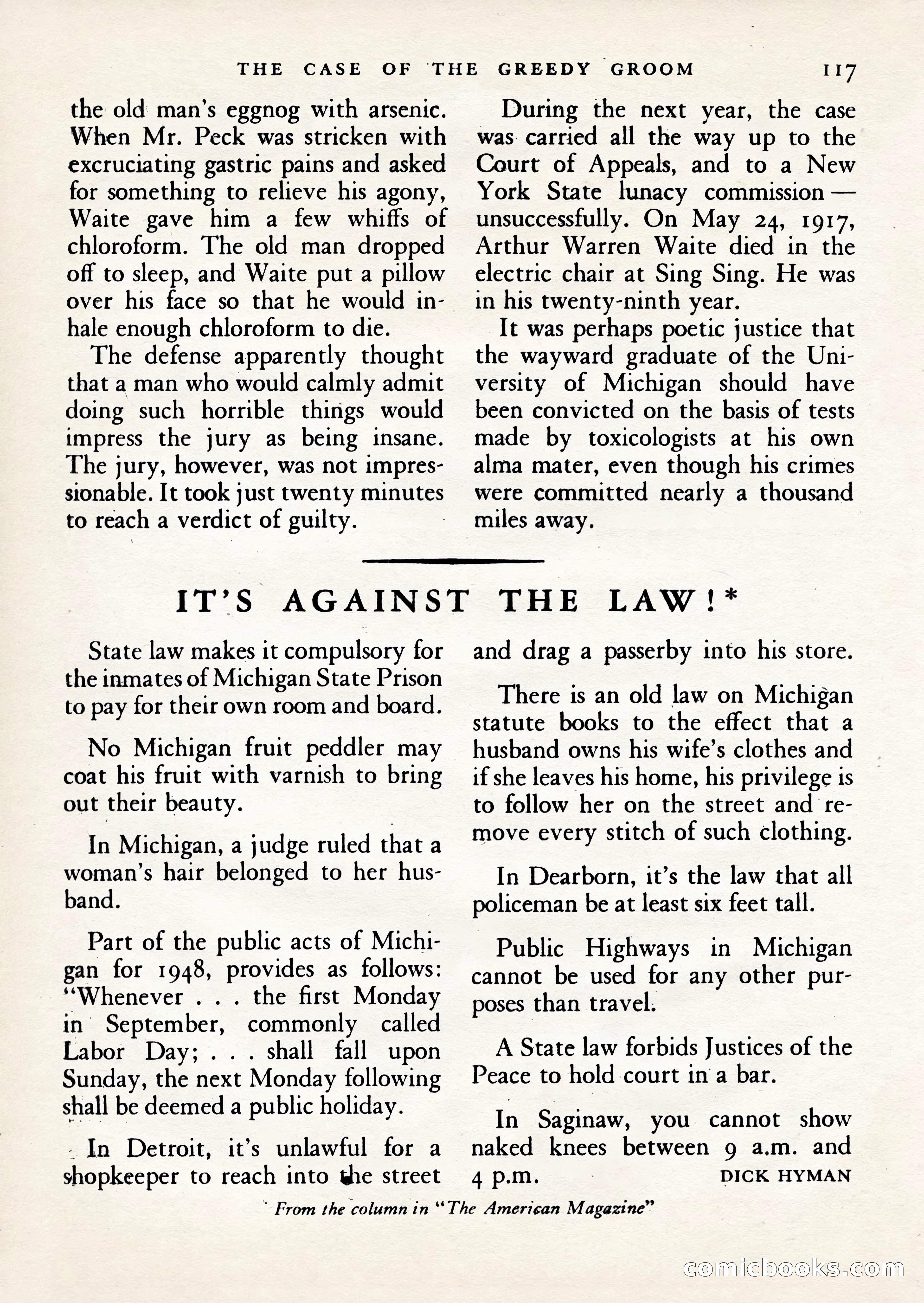 Mercury Mystery Book-Magazine, Vol. 1, No. 2 — page 119 of 132