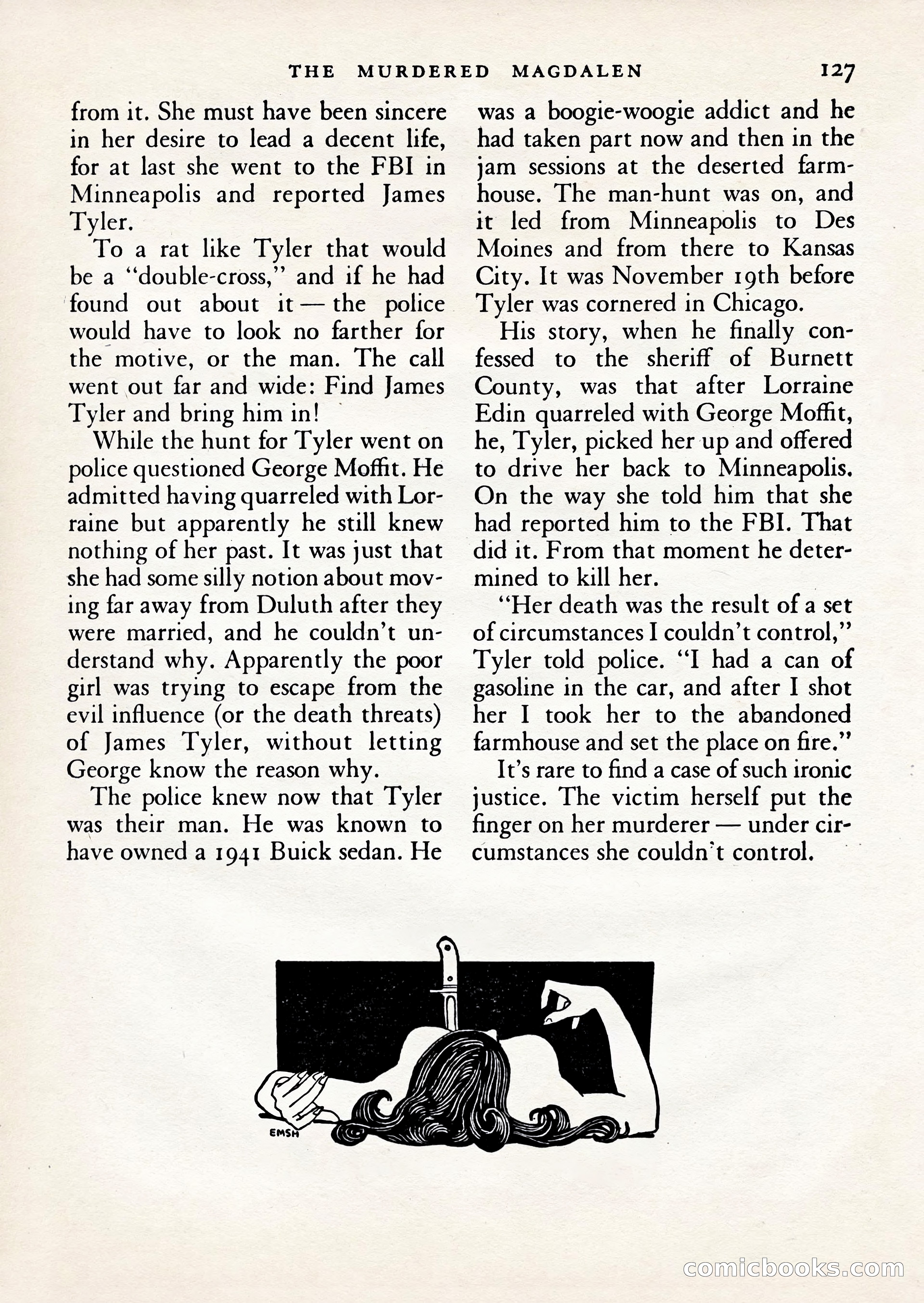 Mercury Mystery Book-Magazine, Vol. 1, No. 2 — page 129 of 132