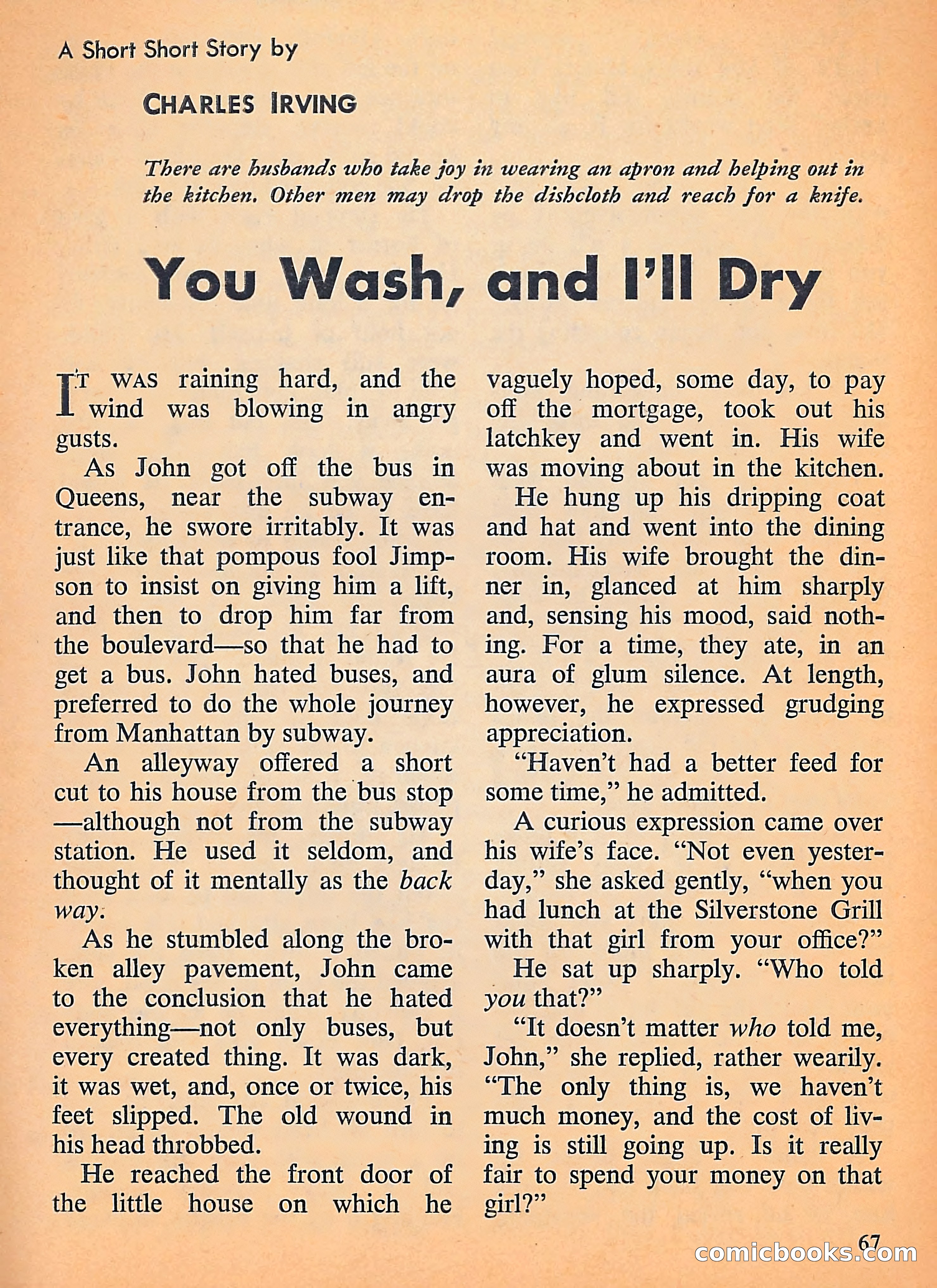 Michael Shayne Mystery Magazine, September 1956 — page 69 of 164