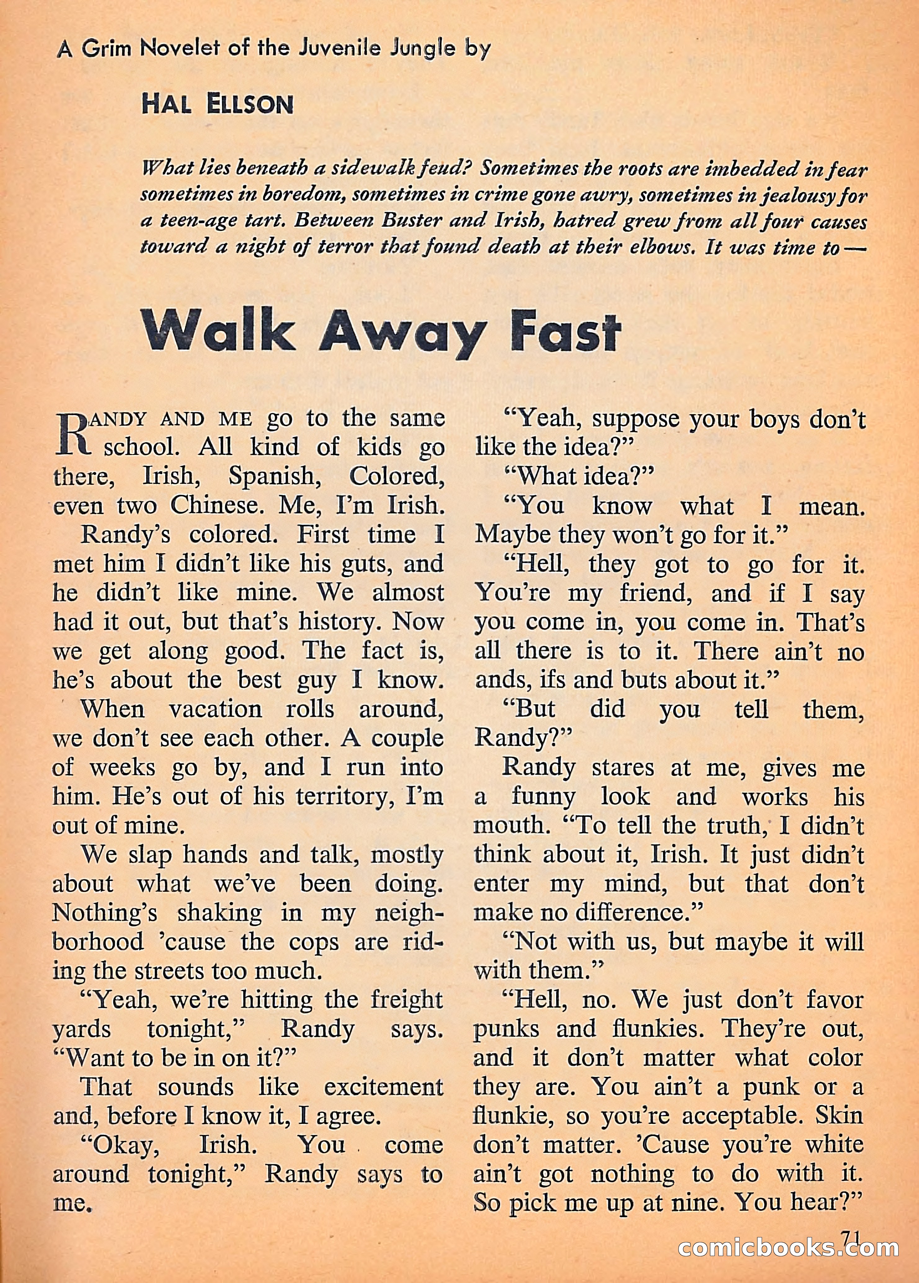 Michael Shayne Mystery Magazine, September 1956 — page 73 of 164