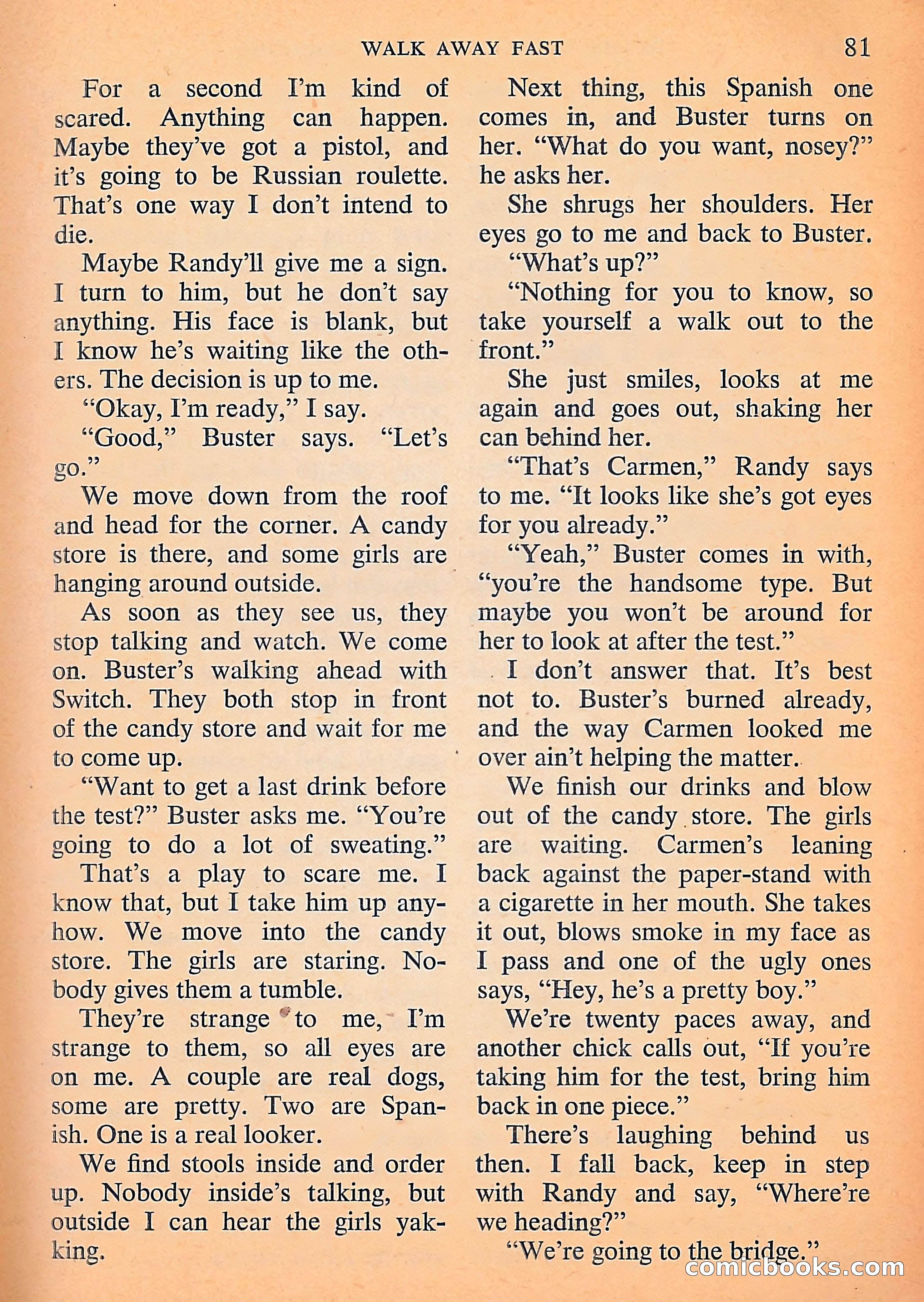 Michael Shayne Mystery Magazine, September 1956 — page 83 of 164