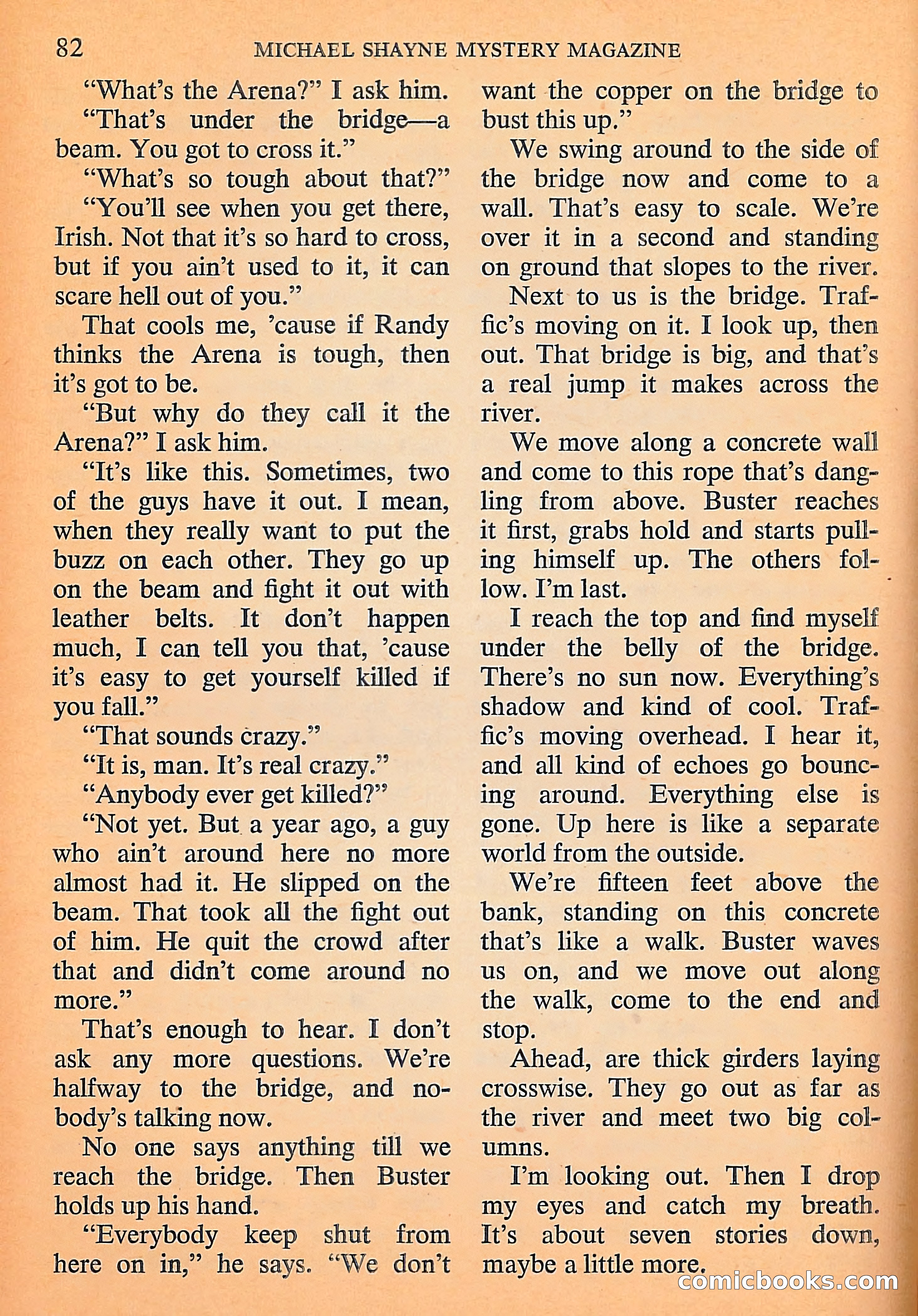 Michael Shayne Mystery Magazine, September 1956 — page 84 of 164