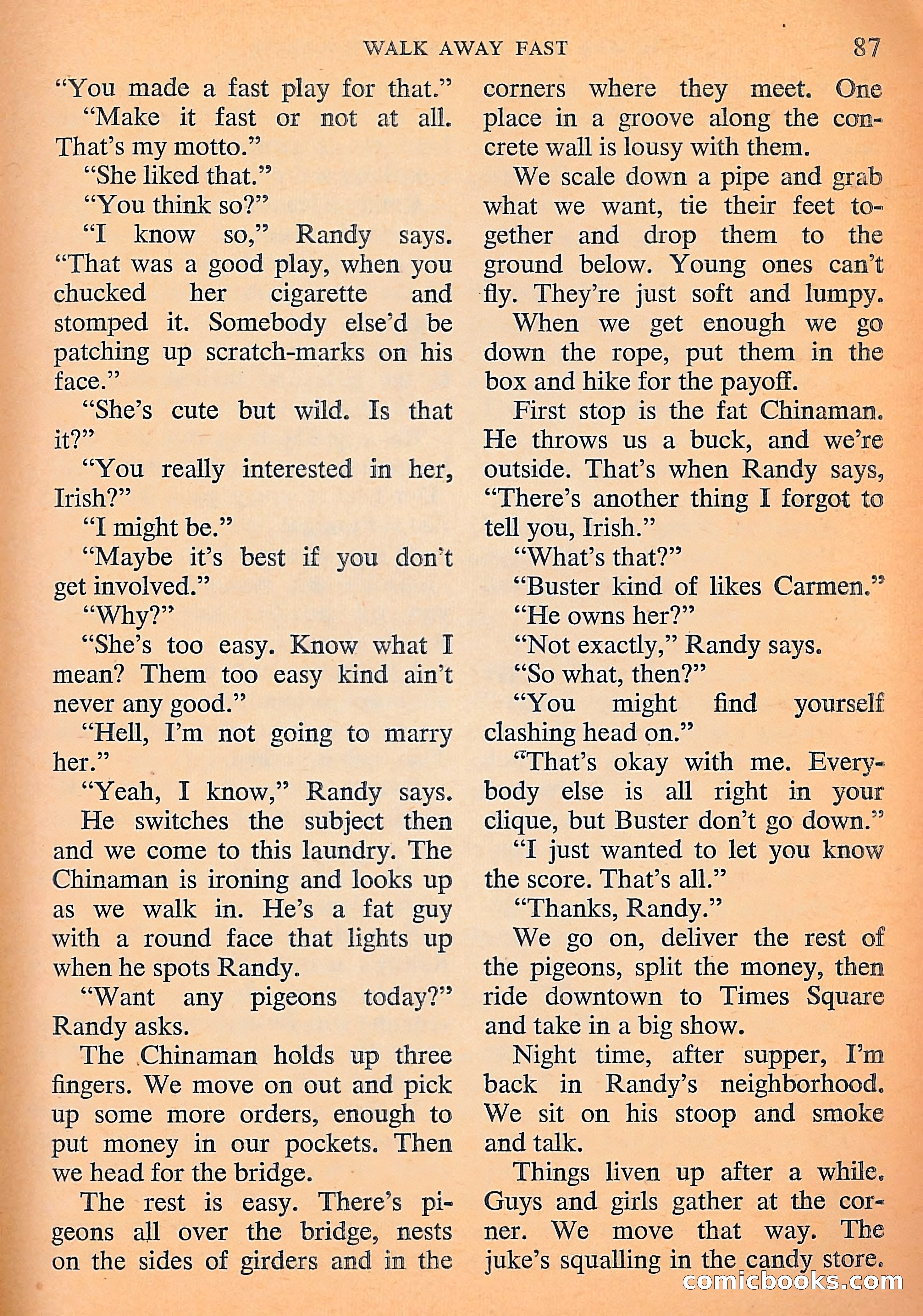 Michael Shayne Mystery Magazine, September 1956 — page 89 of 164