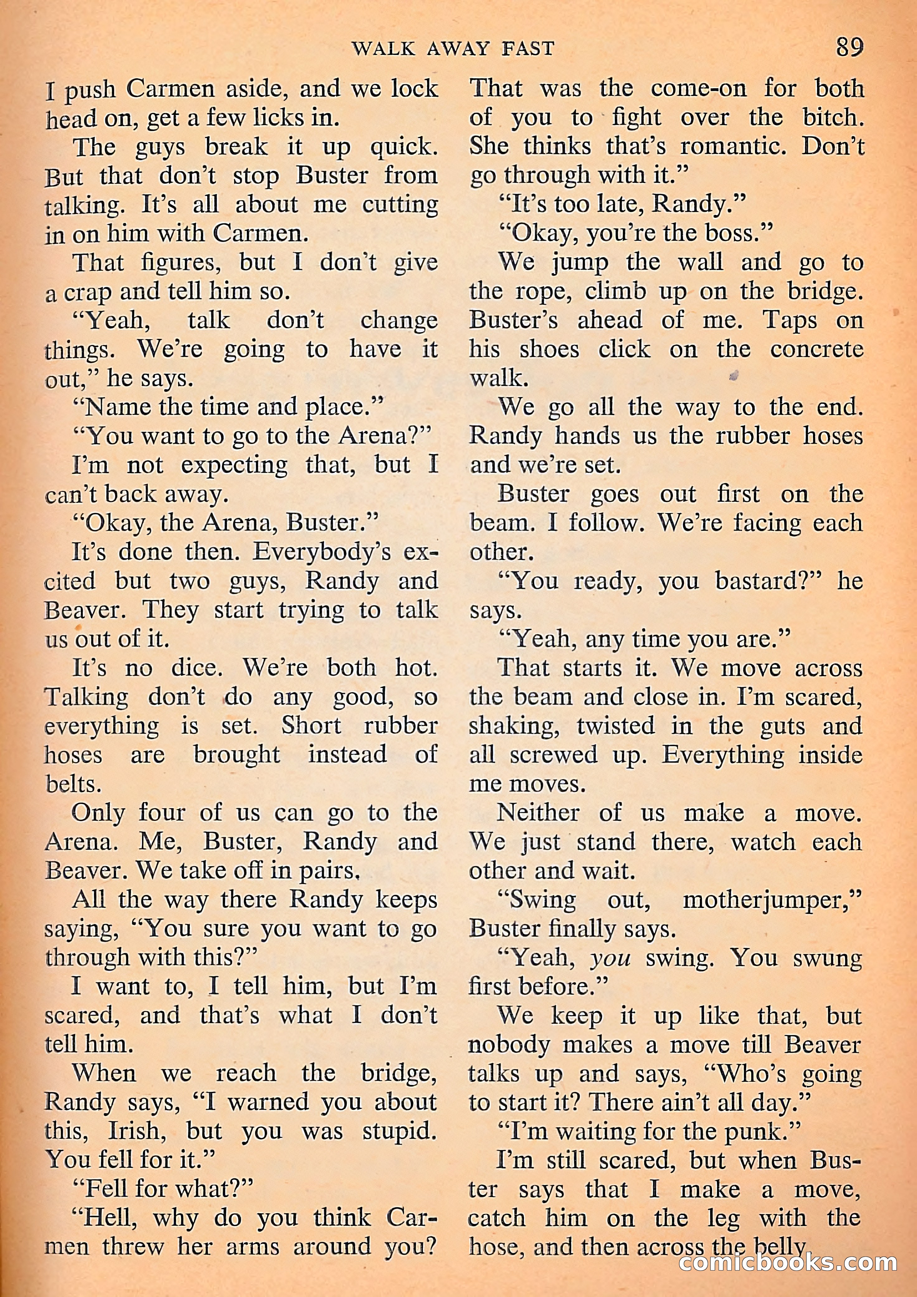 Michael Shayne Mystery Magazine, September 1956 — page 91 of 164