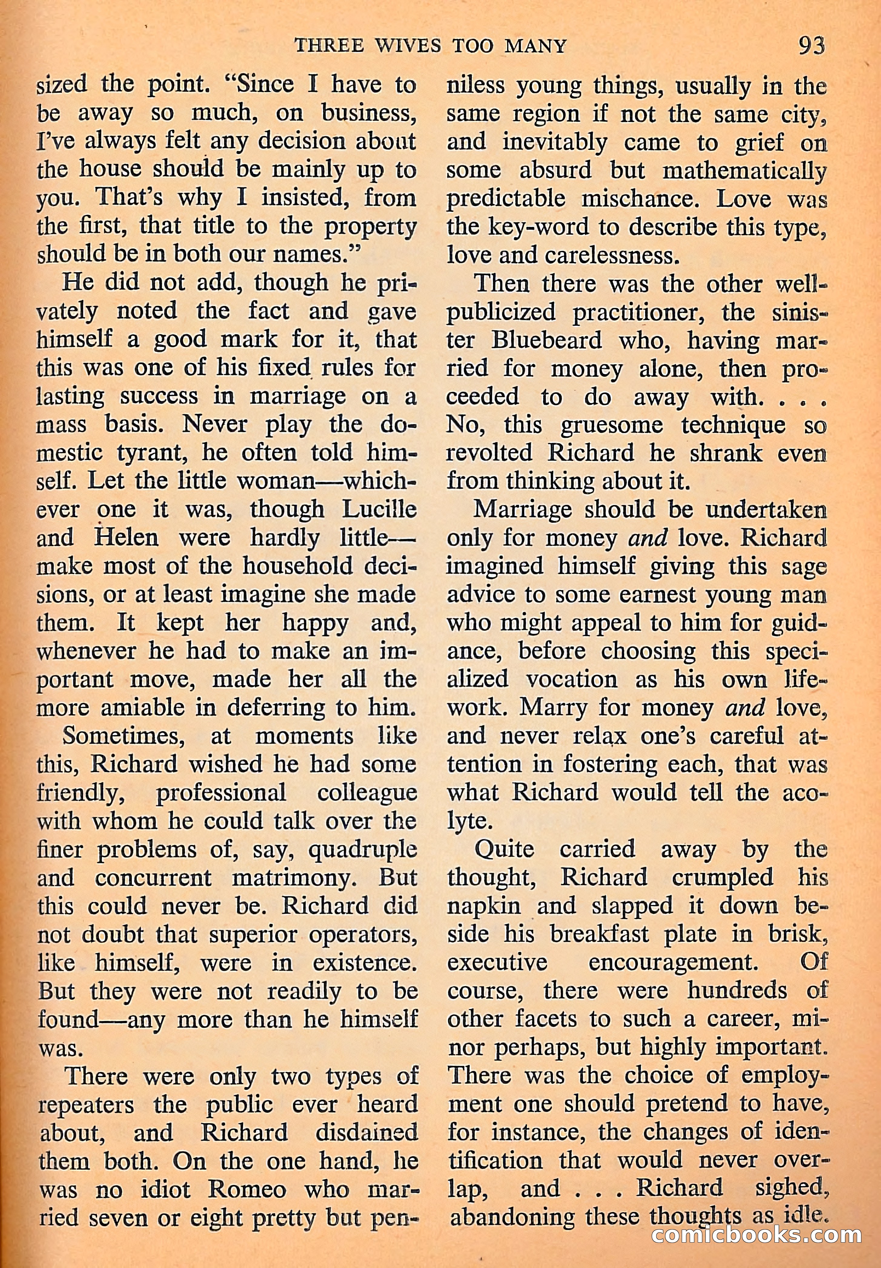 Michael Shayne Mystery Magazine, September 1956 — page 95 of 164