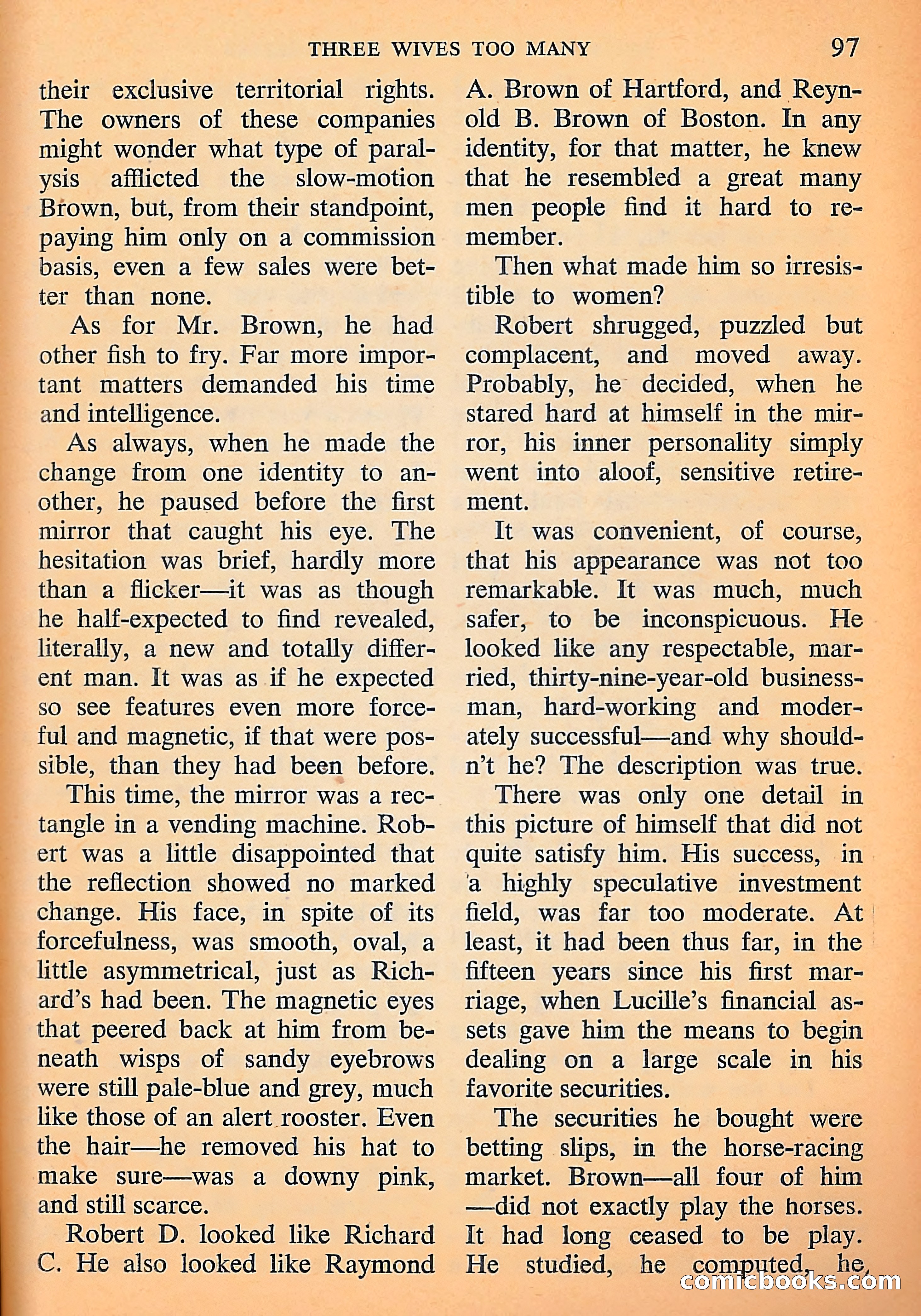 Michael Shayne Mystery Magazine, September 1956 — page 99 of 164