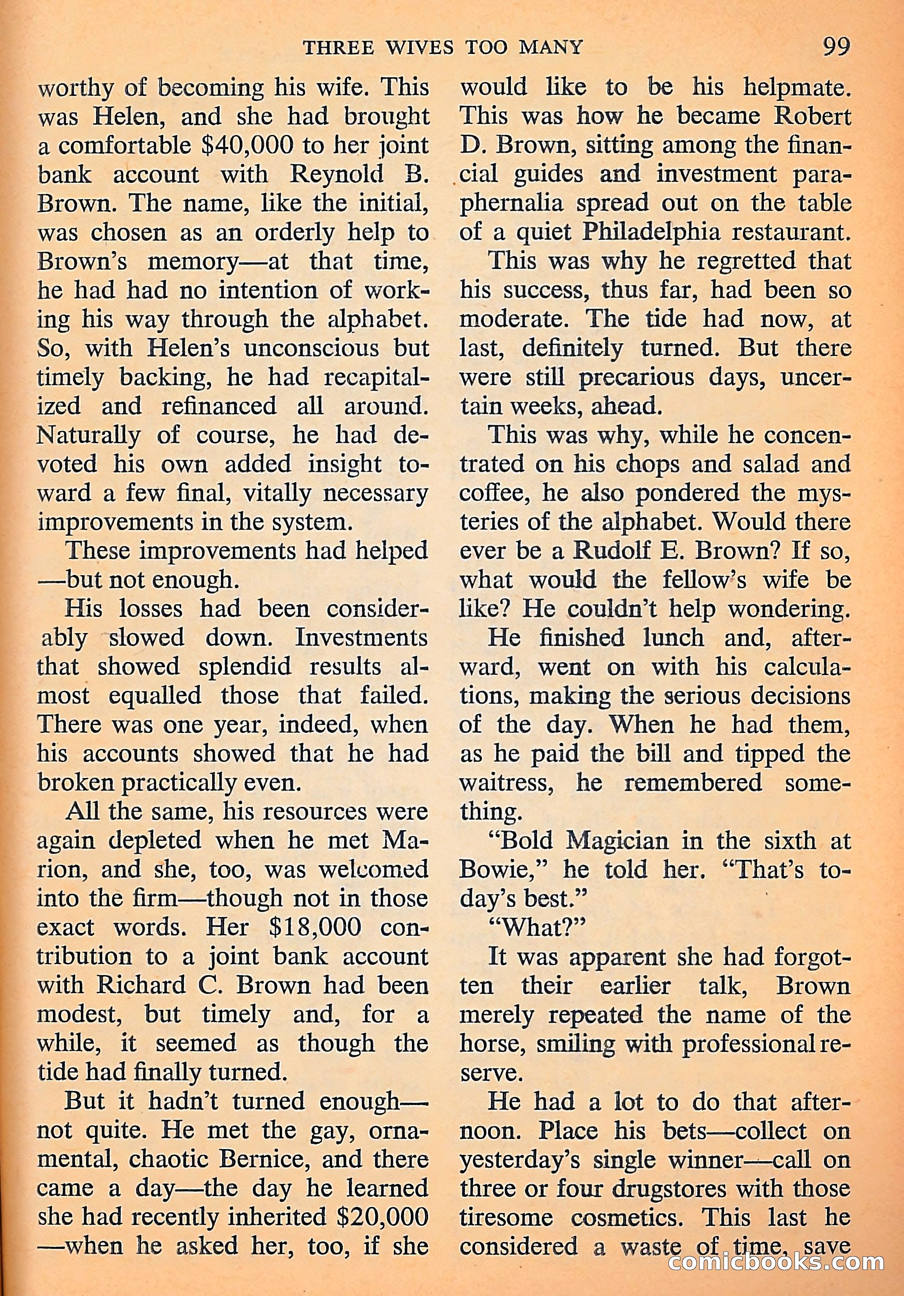 Michael Shayne Mystery Magazine, September 1956 — page 101 of 164