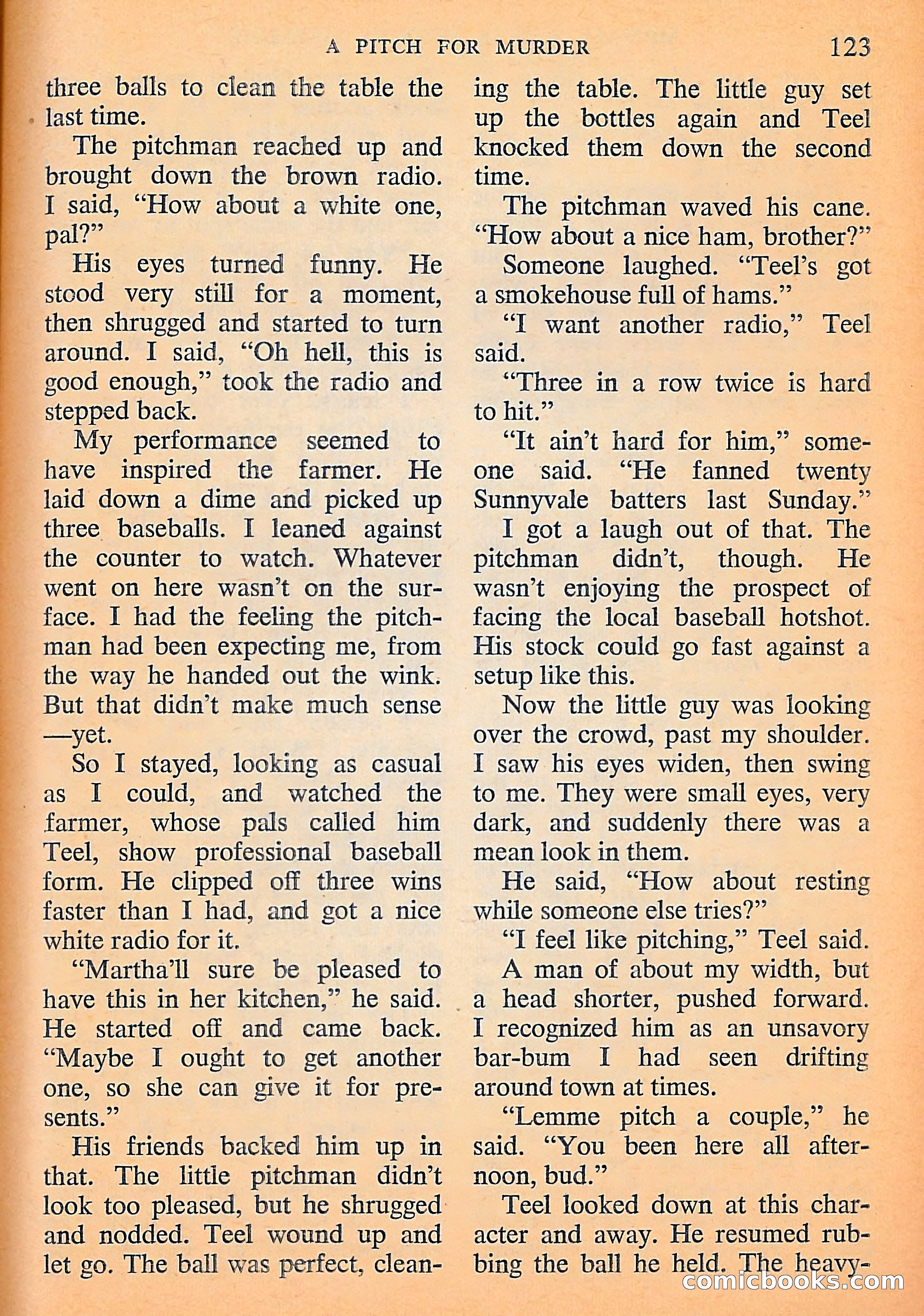 Michael Shayne Mystery Magazine, September 1956 — page 125 of 164