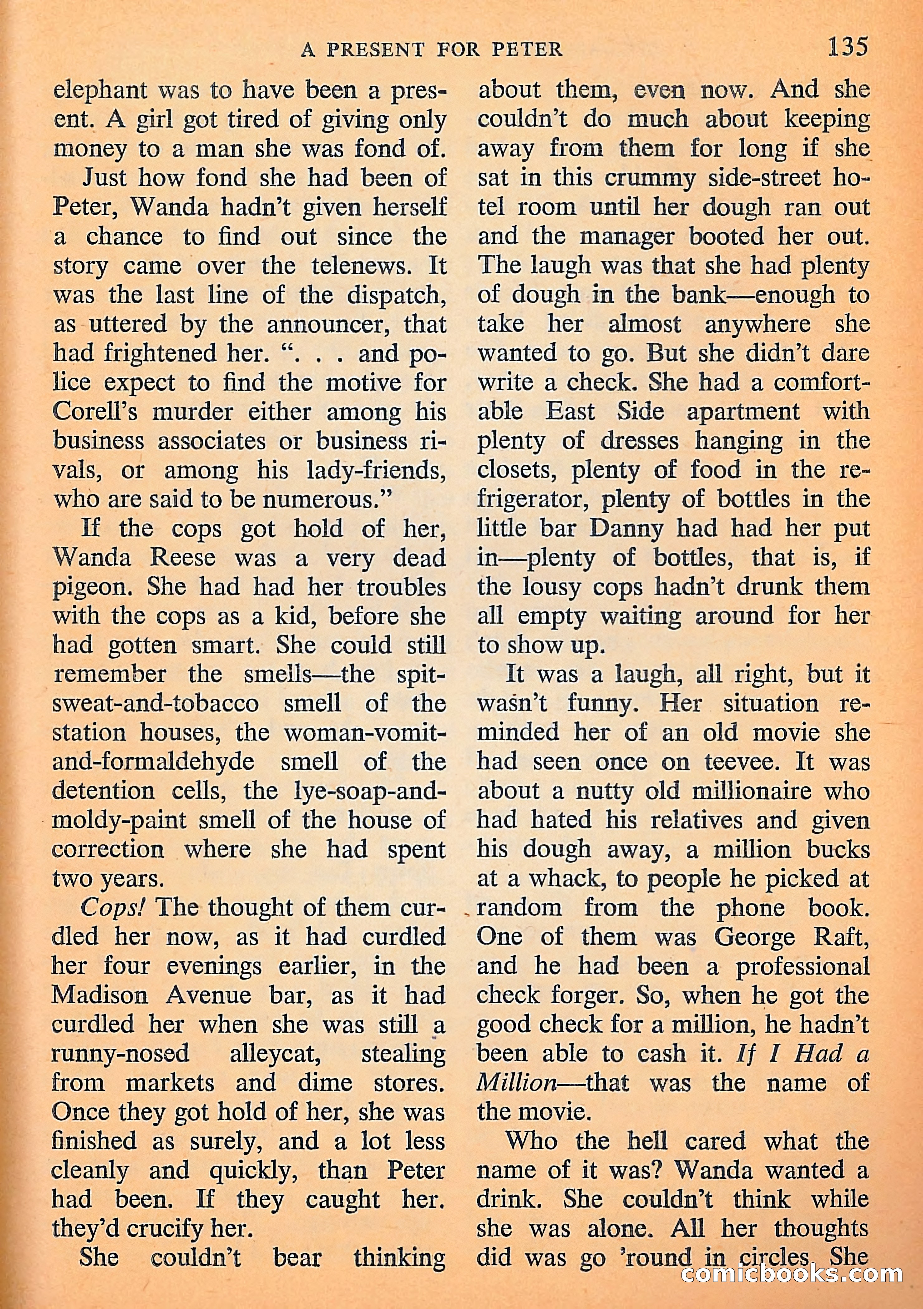 Michael Shayne Mystery Magazine, September 1956 — page 137 of 164