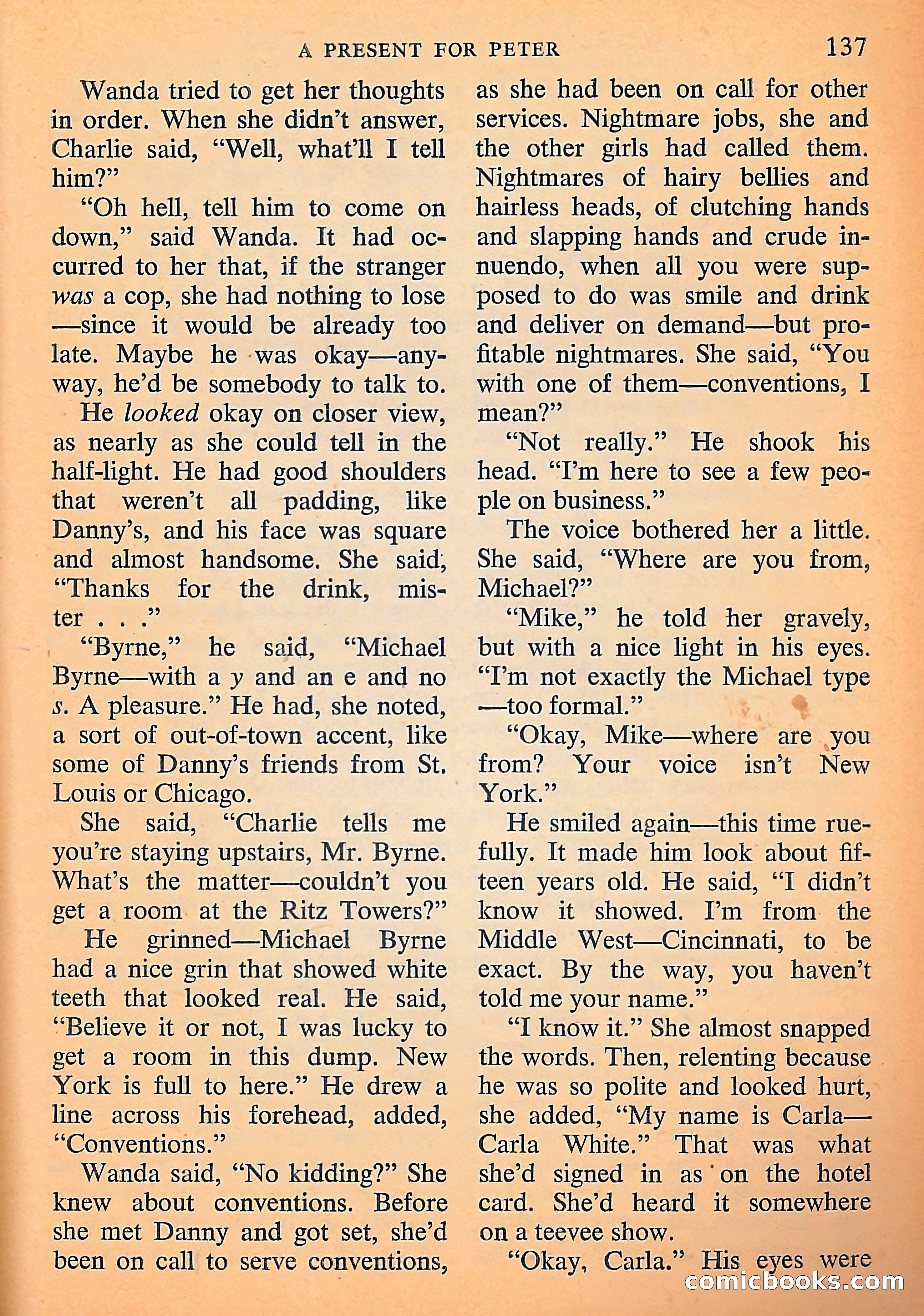 Michael Shayne Mystery Magazine, September 1956 — page 139 of 164