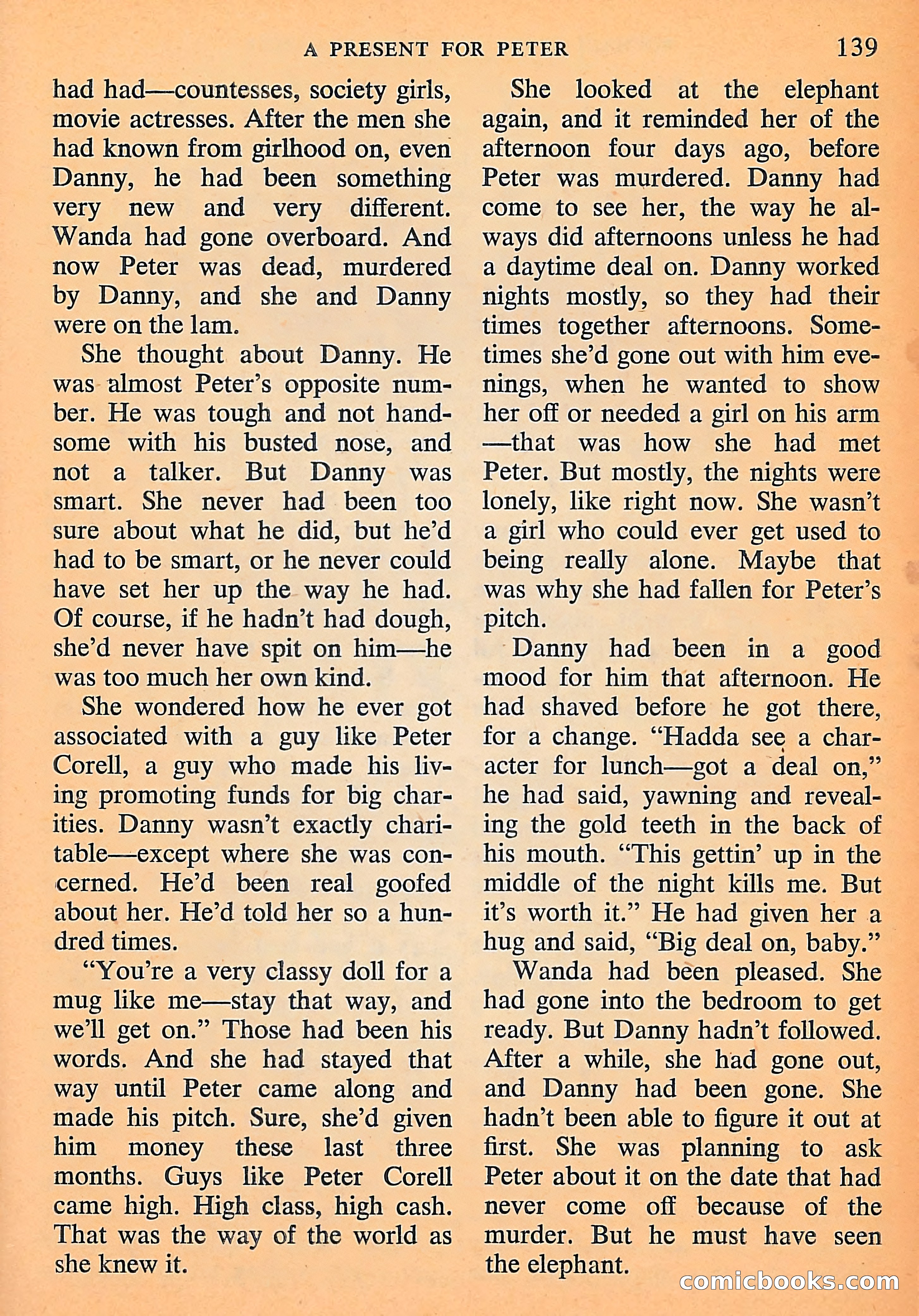 Michael Shayne Mystery Magazine, September 1956 — page 141 of 164