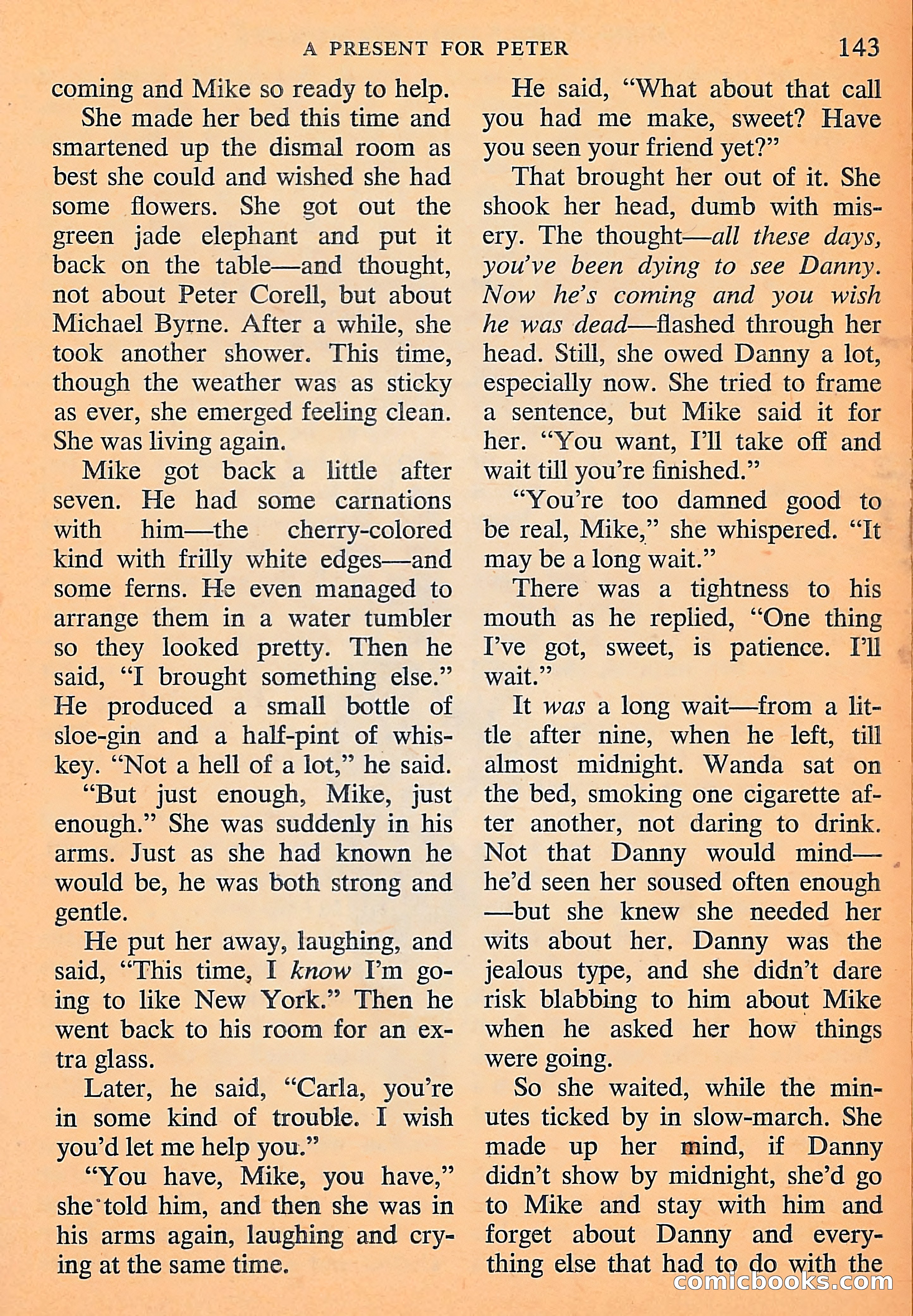 Michael Shayne Mystery Magazine, September 1956 — page 145 of 164