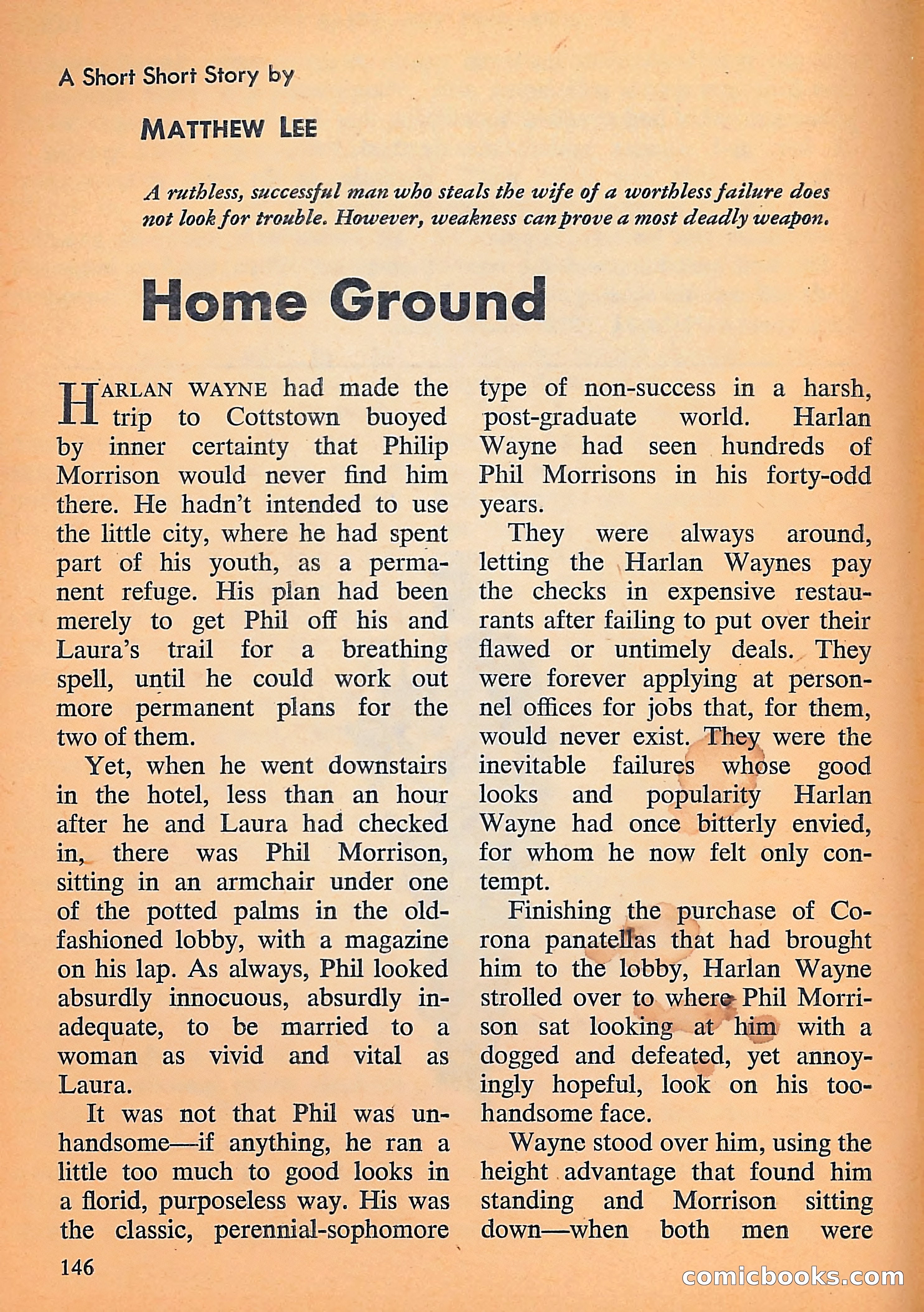 Michael Shayne Mystery Magazine, September 1956 — page 148 of 164