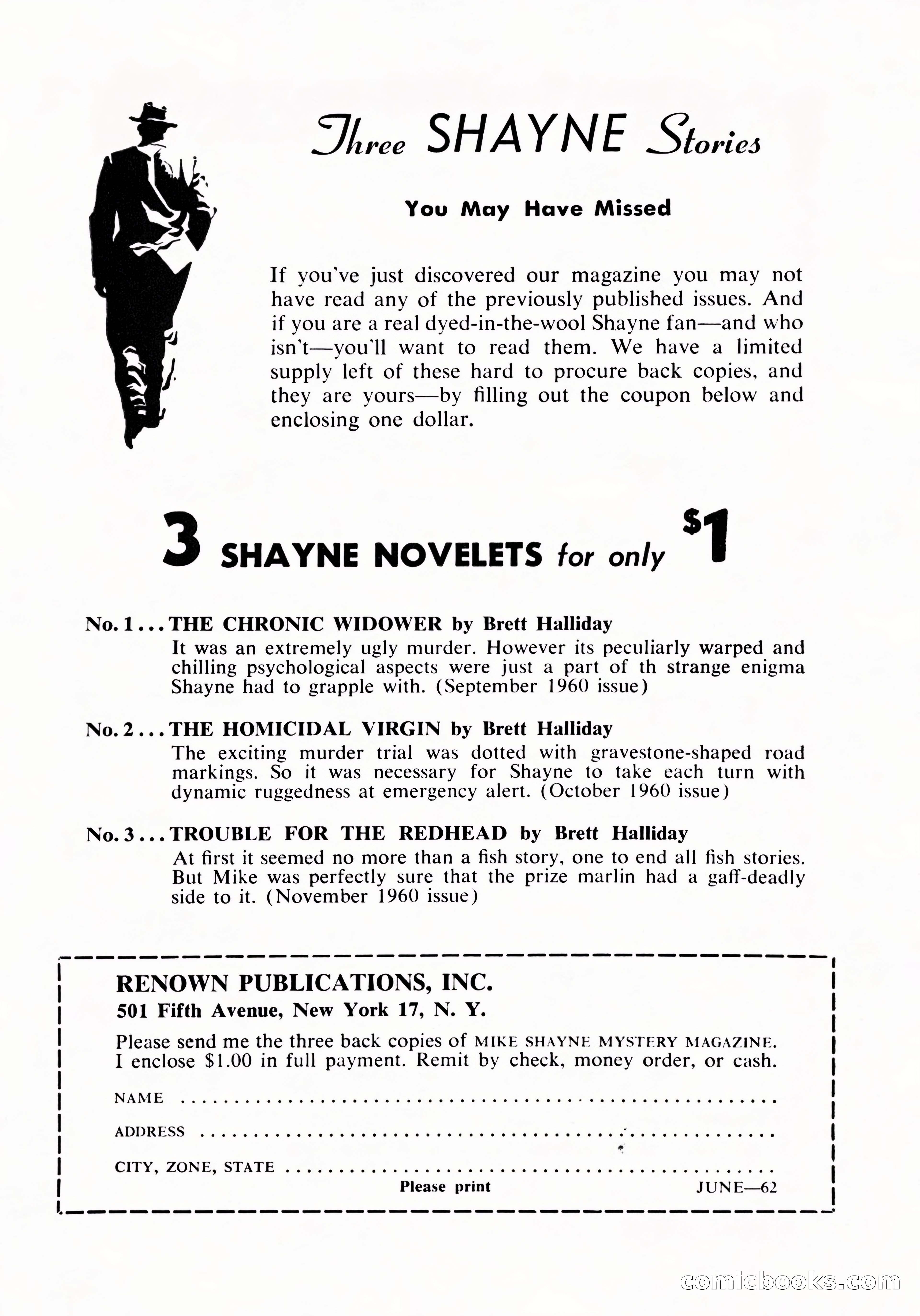 Mike Shayne Mystery Magazine, June 1962 — page 2 of 132
