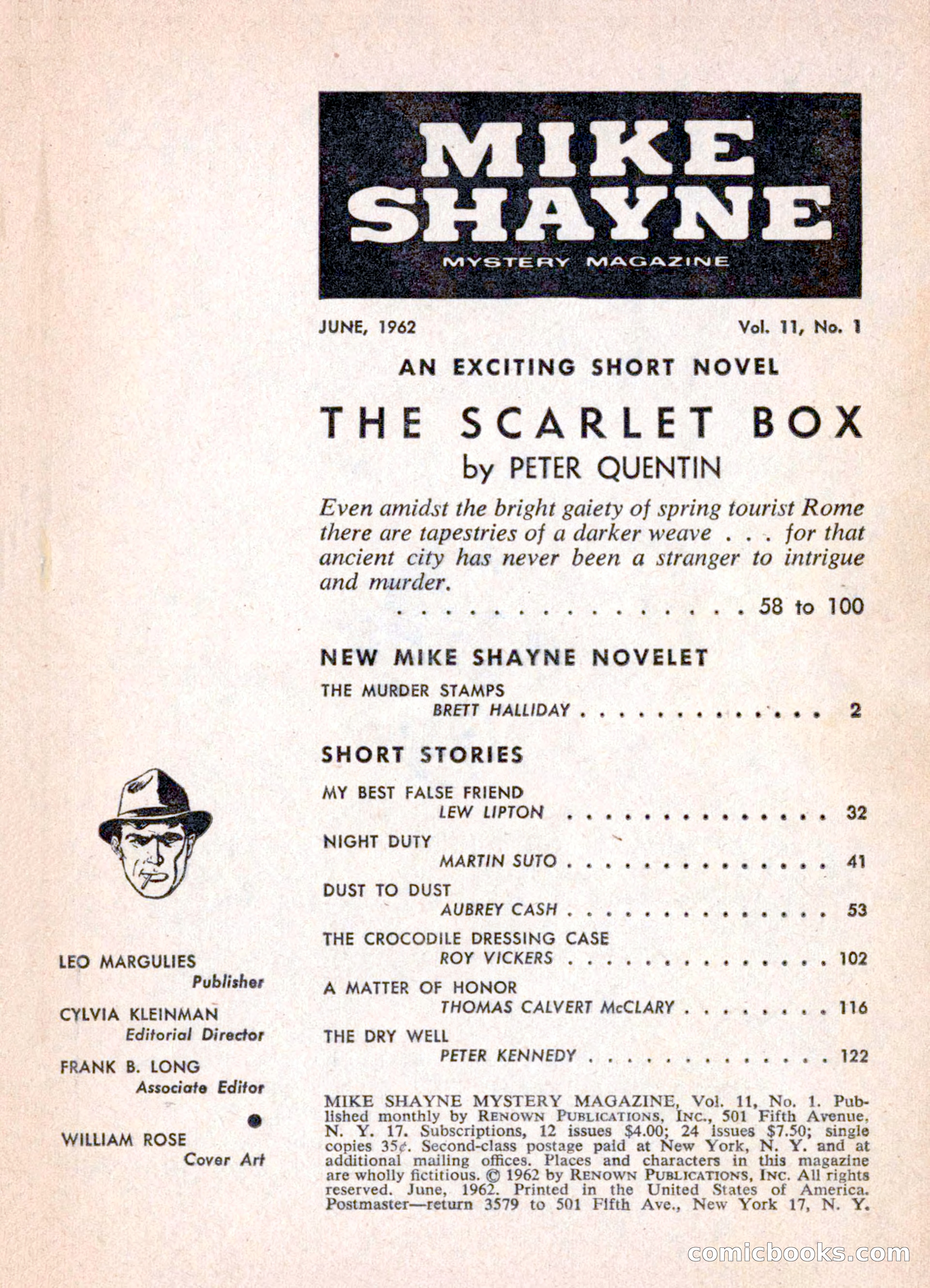 Mike Shayne Mystery Magazine, June 1962 — page 3 of 132