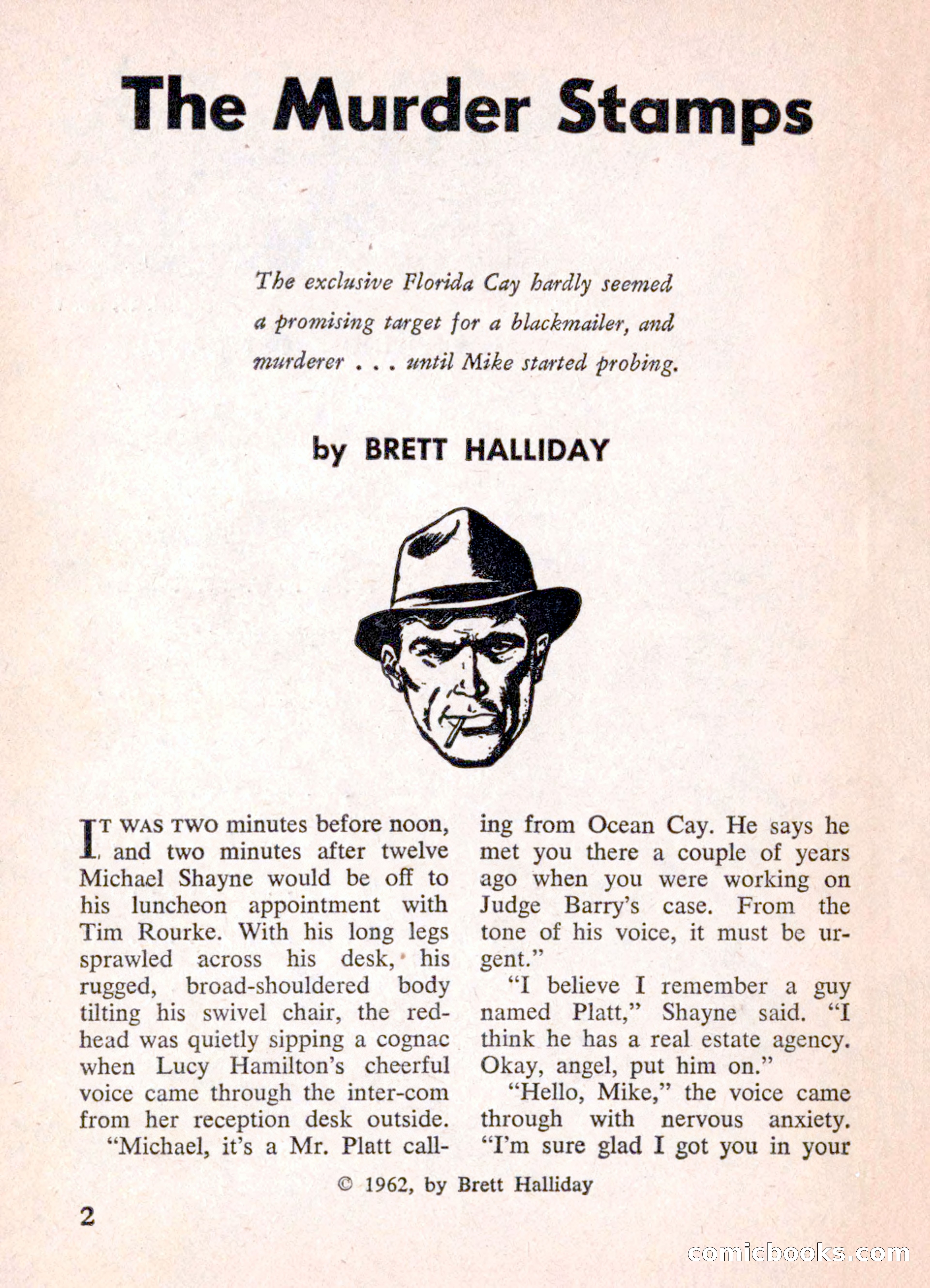 Mike Shayne Mystery Magazine, June 1962 — page 4 of 132
