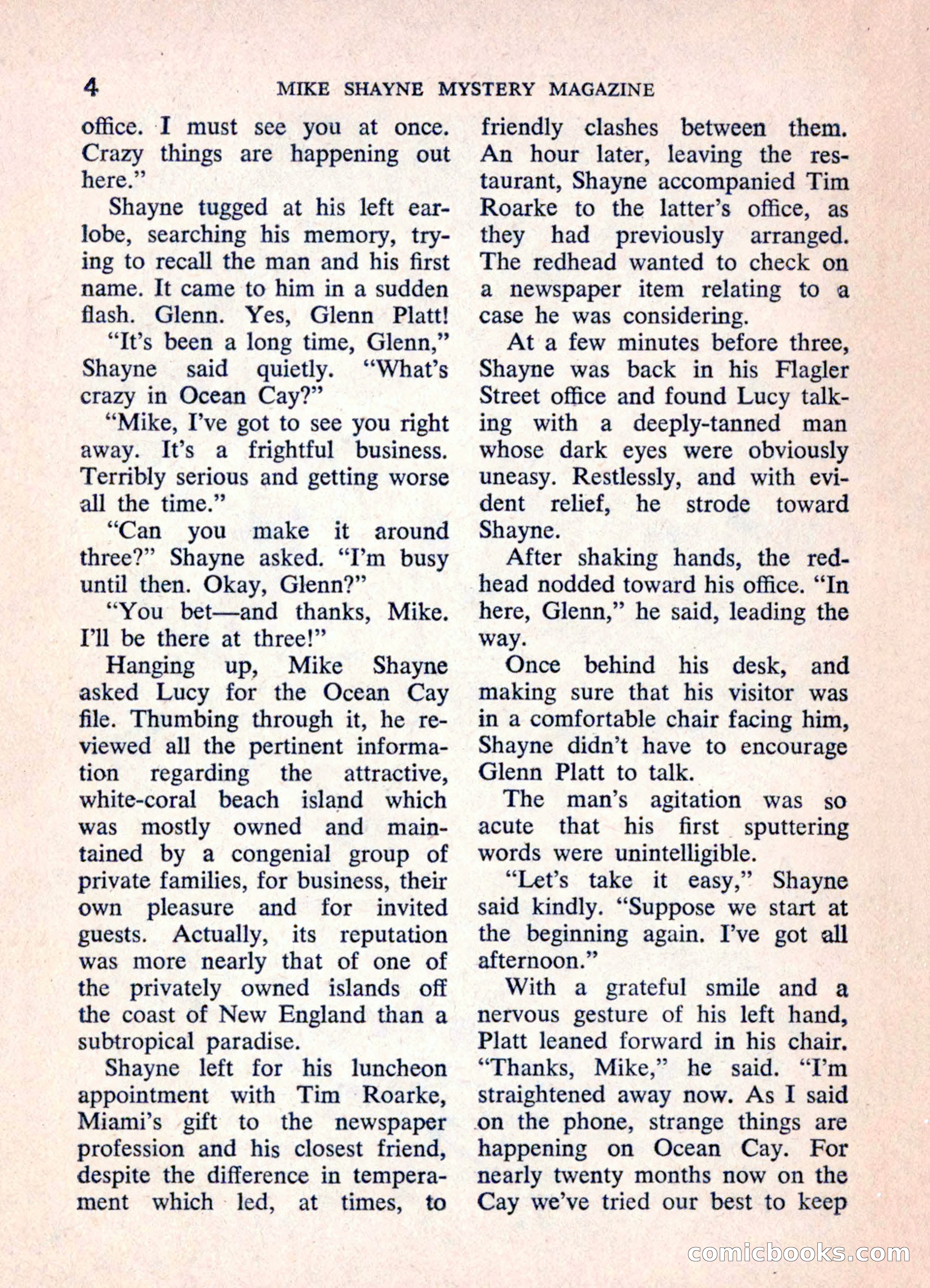 Mike Shayne Mystery Magazine, June 1962 — page 6 of 132