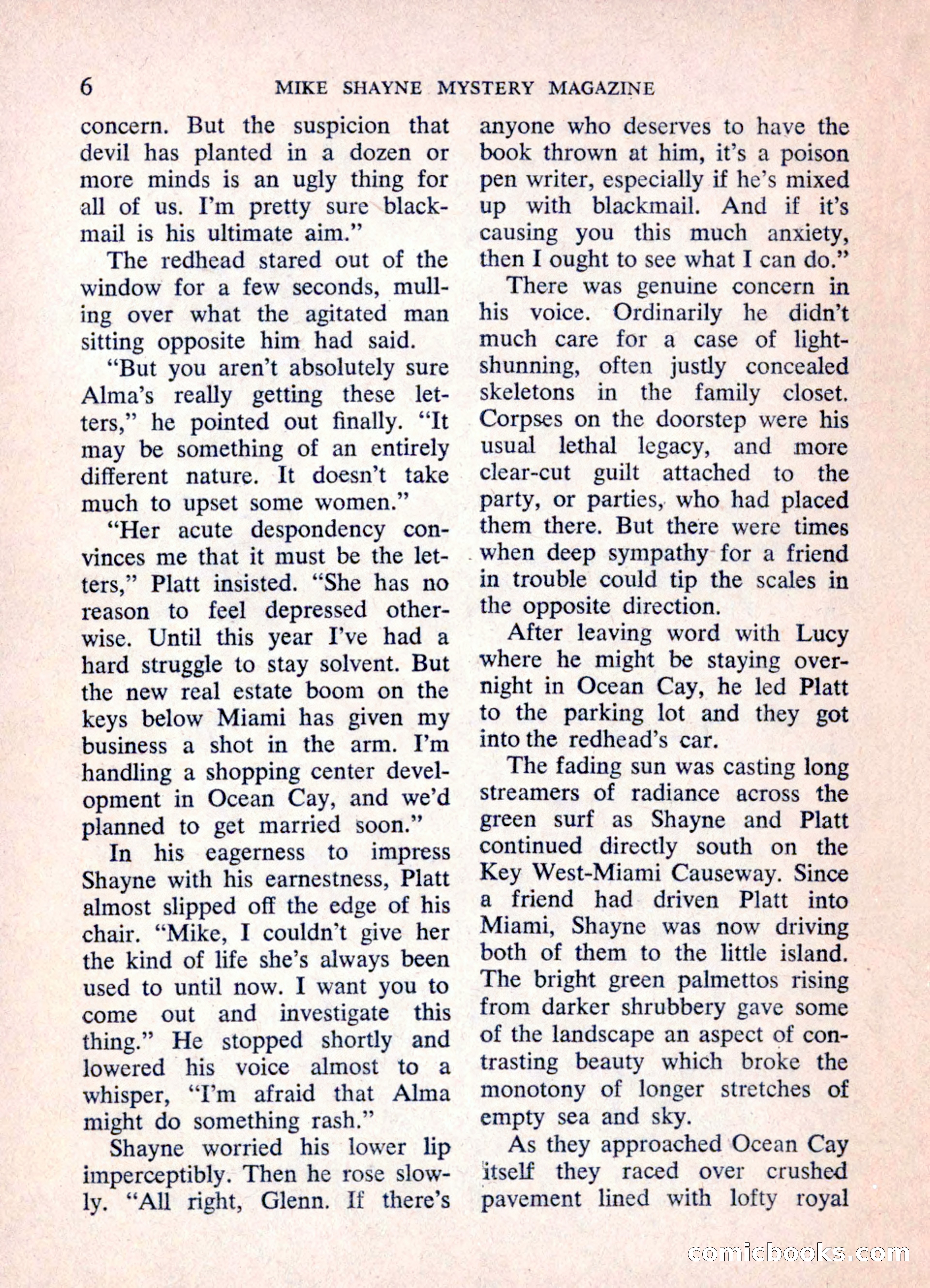 Mike Shayne Mystery Magazine, June 1962 — page 8 of 132