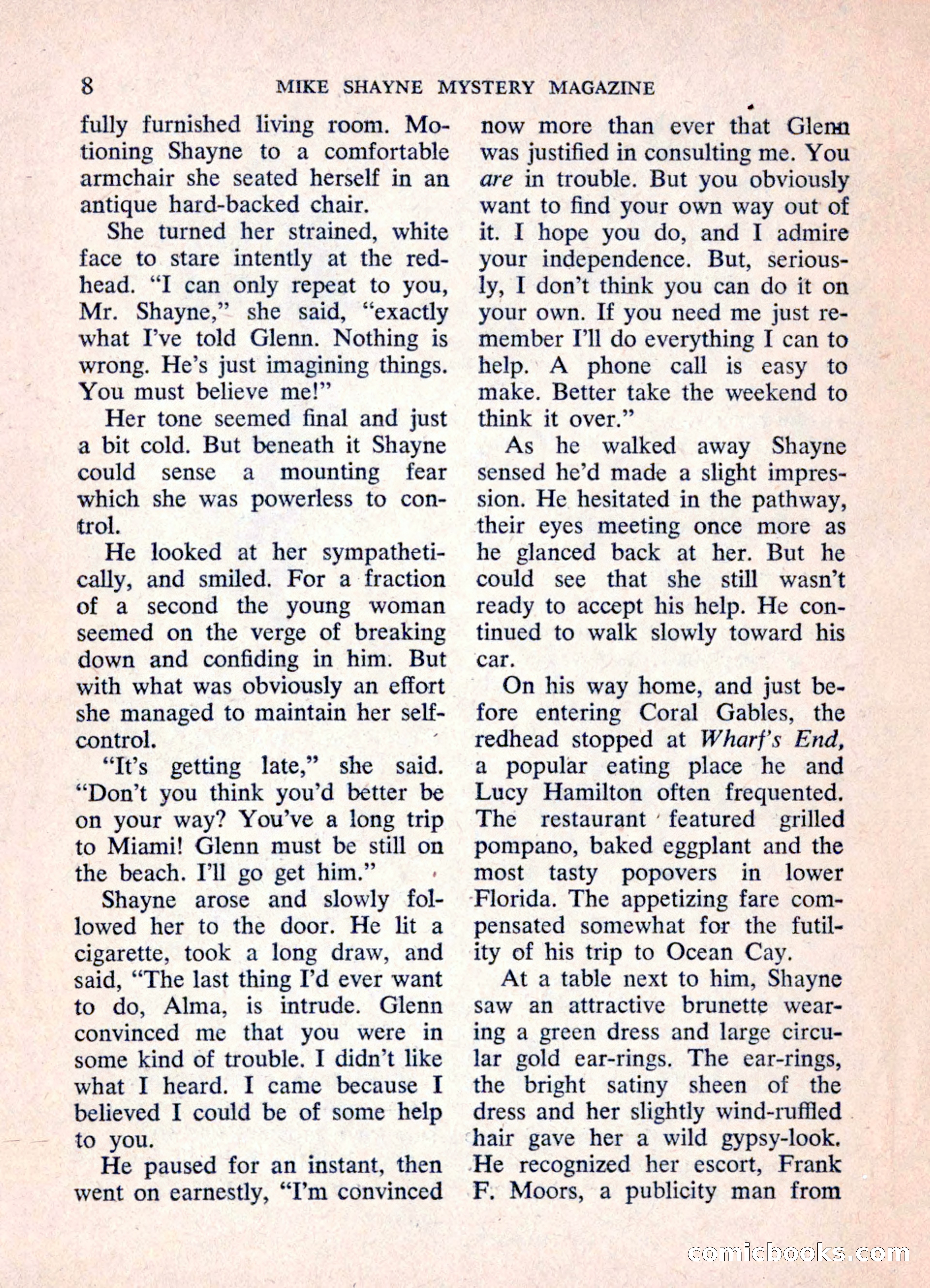 Mike Shayne Mystery Magazine, June 1962 — page 10 of 132