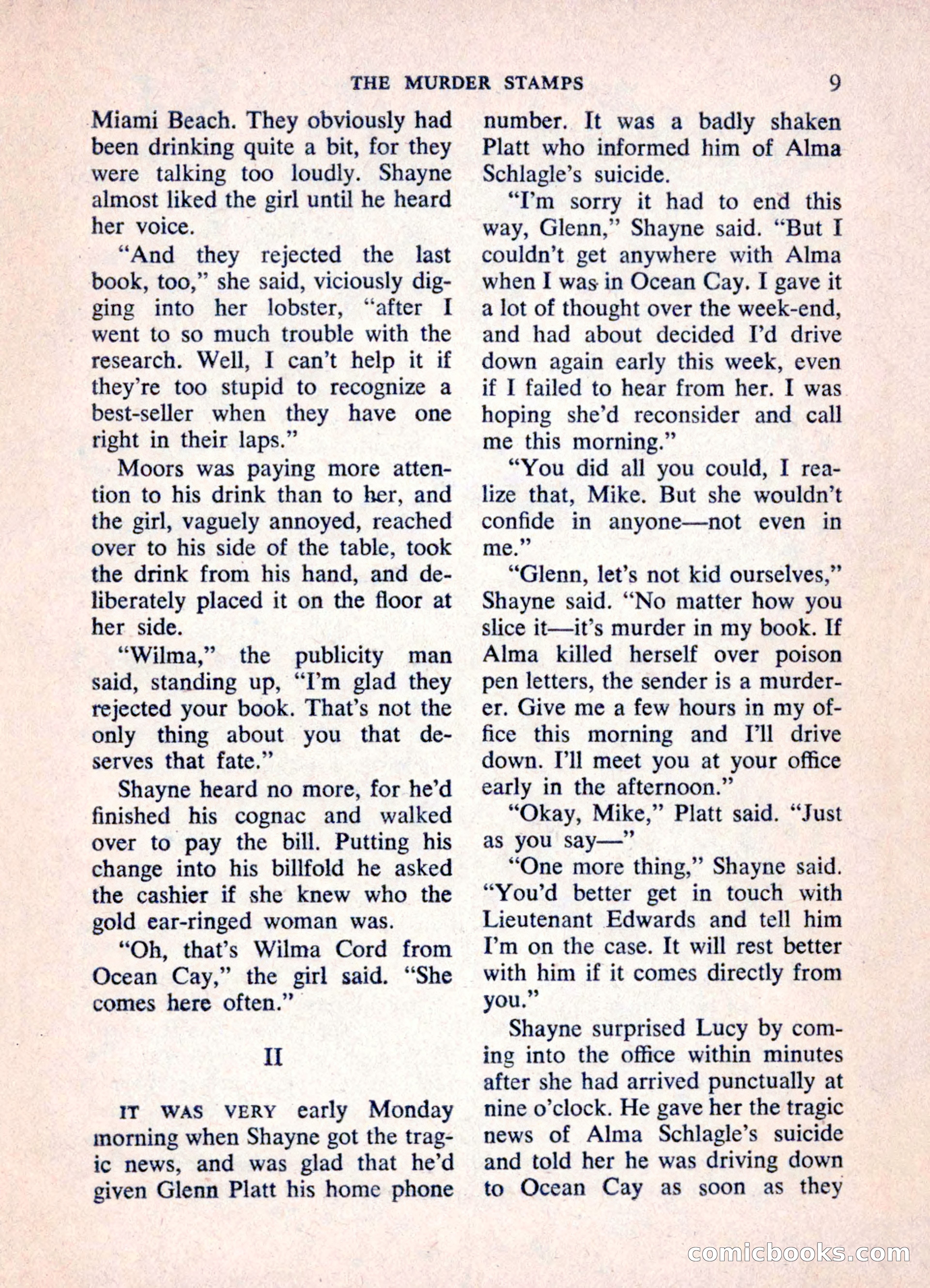 Mike Shayne Mystery Magazine, June 1962 — page 11 of 132