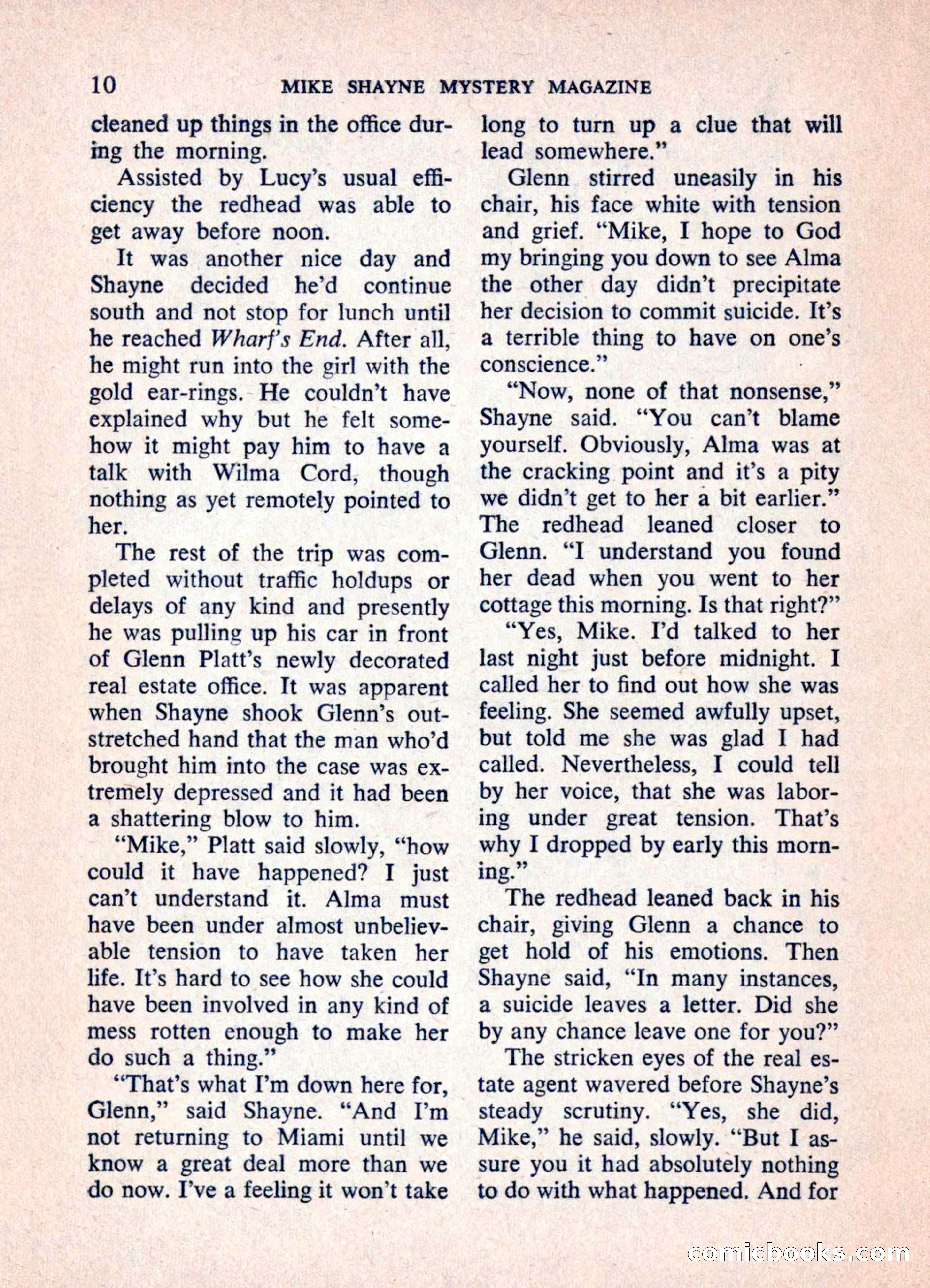 Mike Shayne Mystery Magazine, June 1962 — page 12 of 132