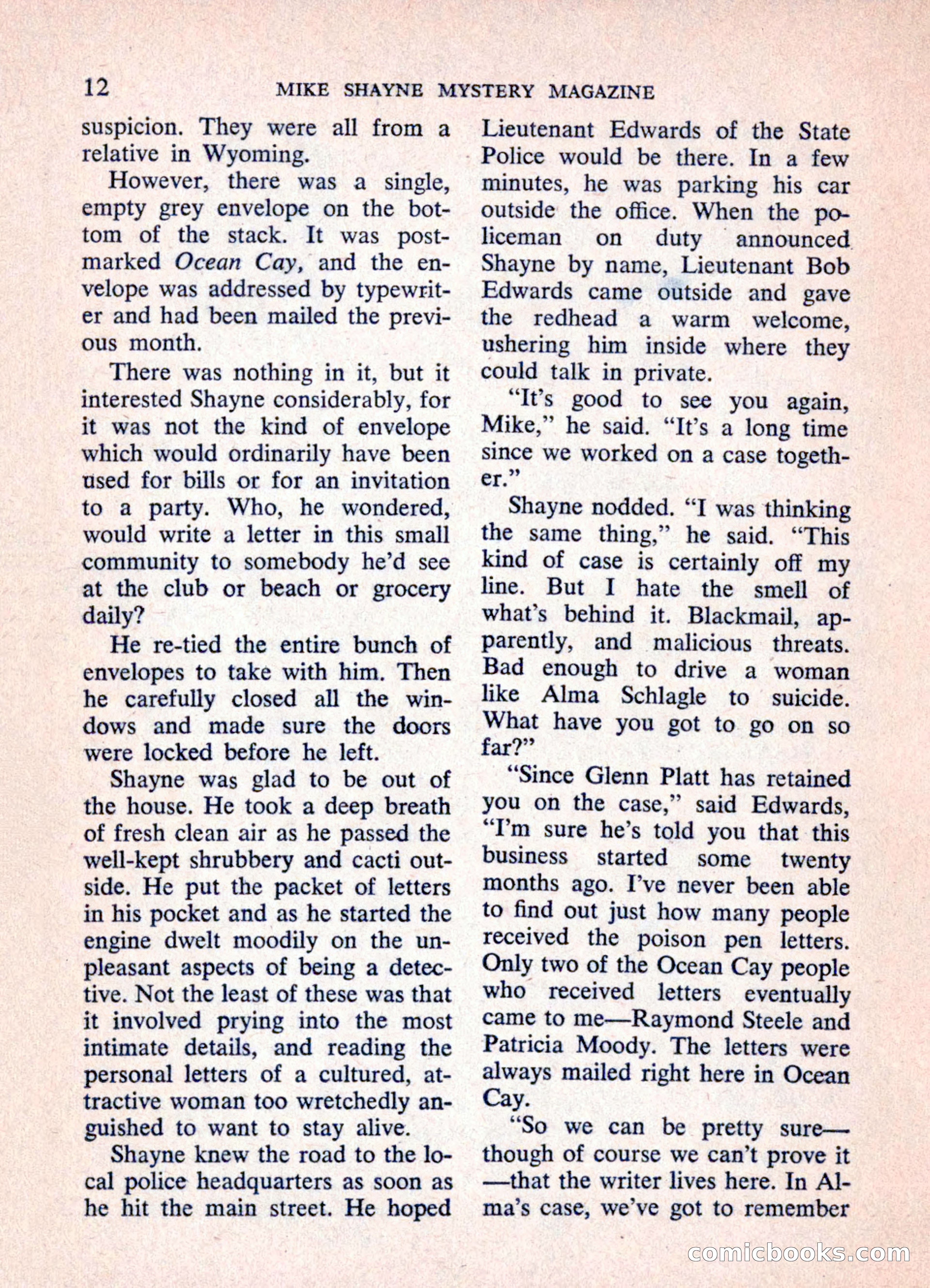 Mike Shayne Mystery Magazine, June 1962 — page 14 of 132