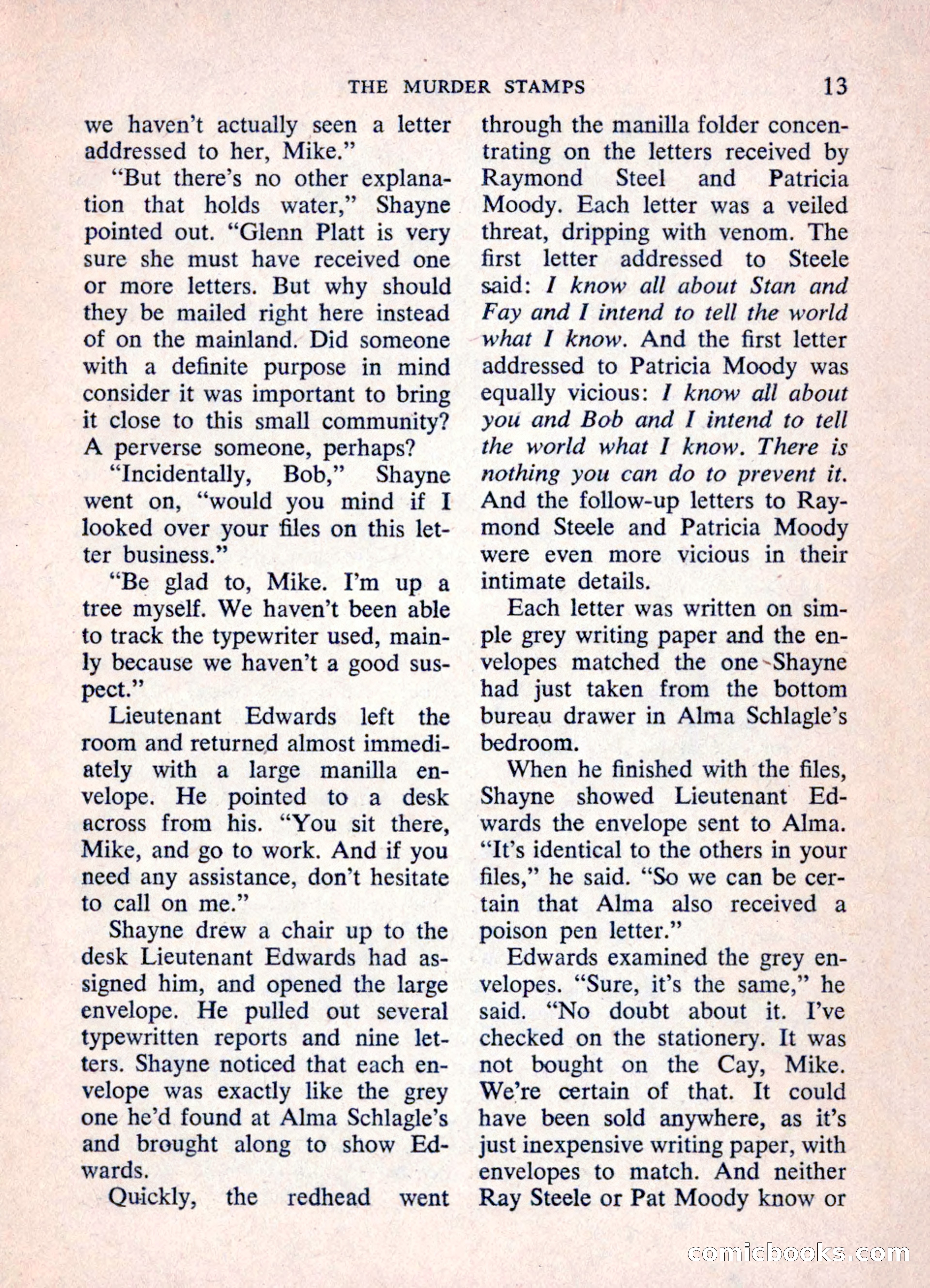 Mike Shayne Mystery Magazine, June 1962 — page 15 of 132