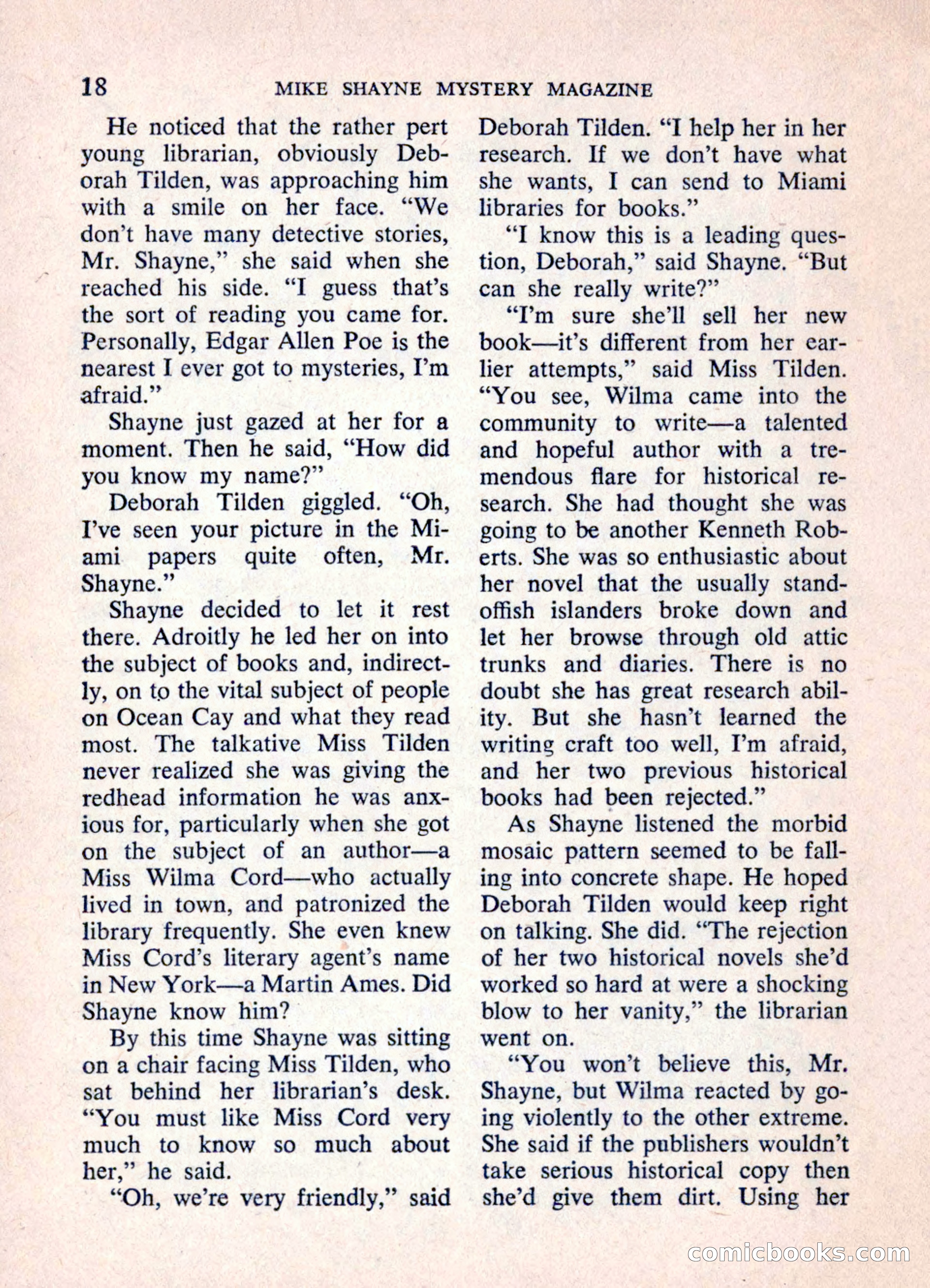 Mike Shayne Mystery Magazine, June 1962 — page 20 of 132