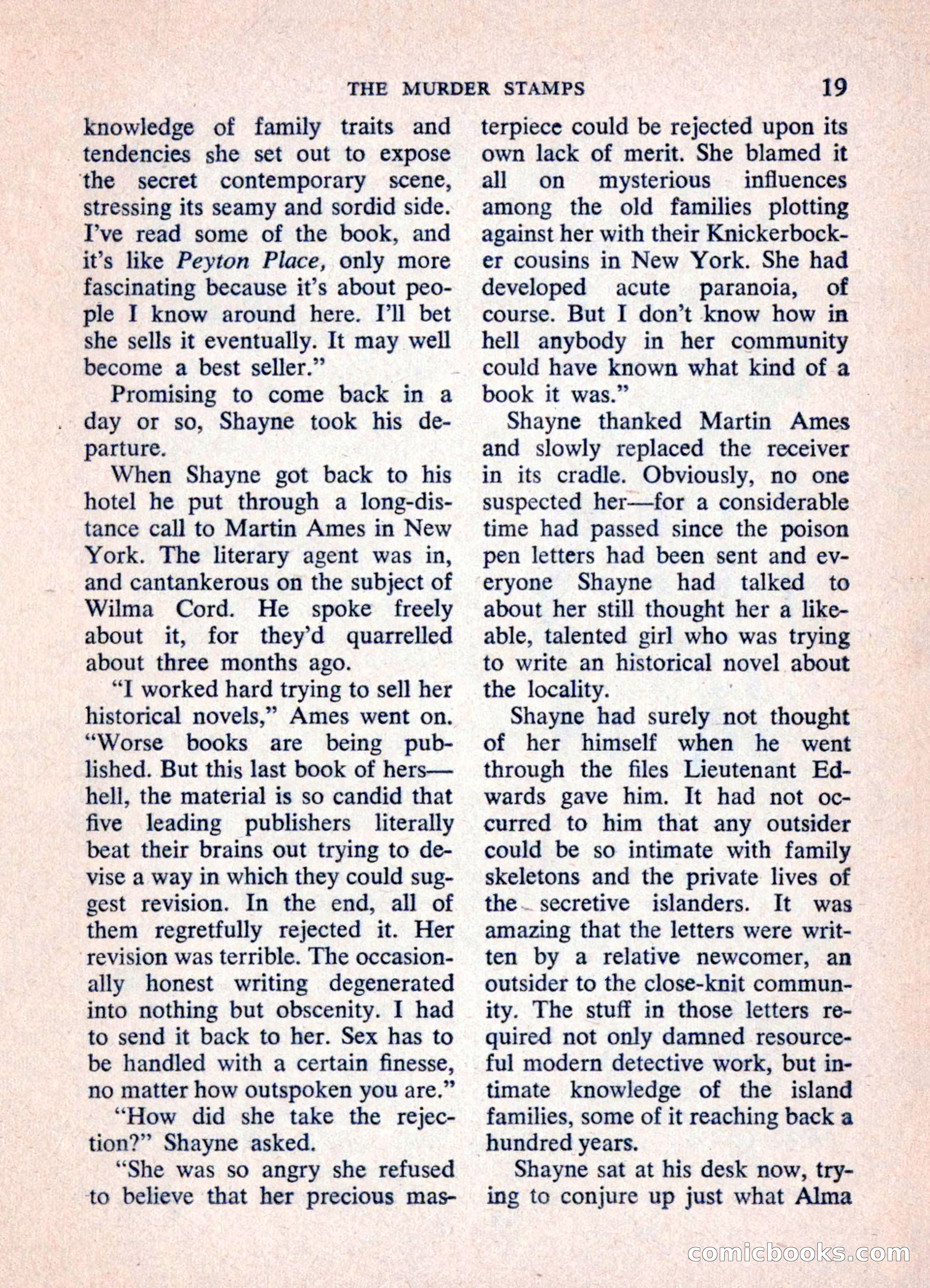 Mike Shayne Mystery Magazine, June 1962 — page 21 of 132
