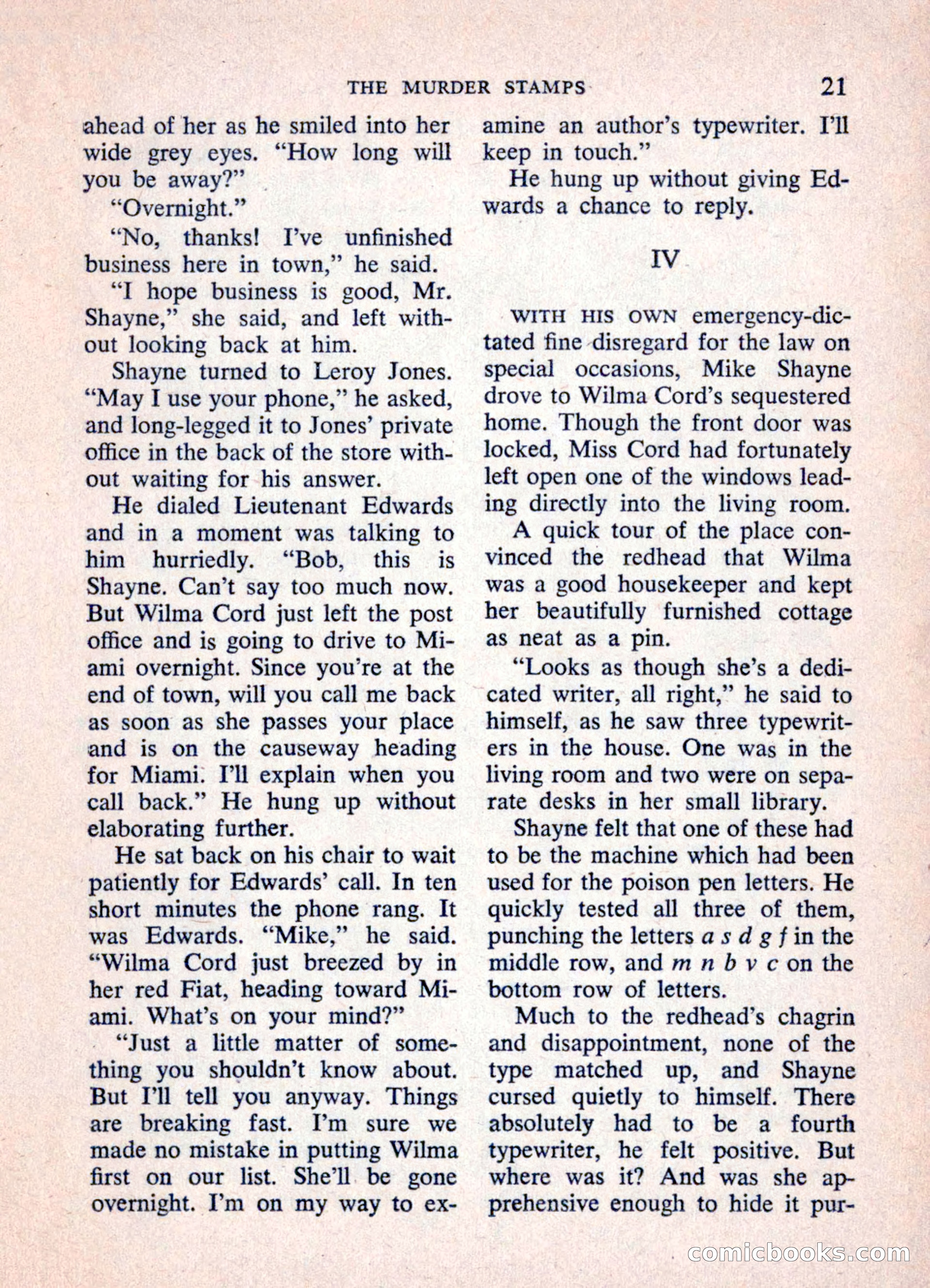 Mike Shayne Mystery Magazine, June 1962 — page 23 of 132