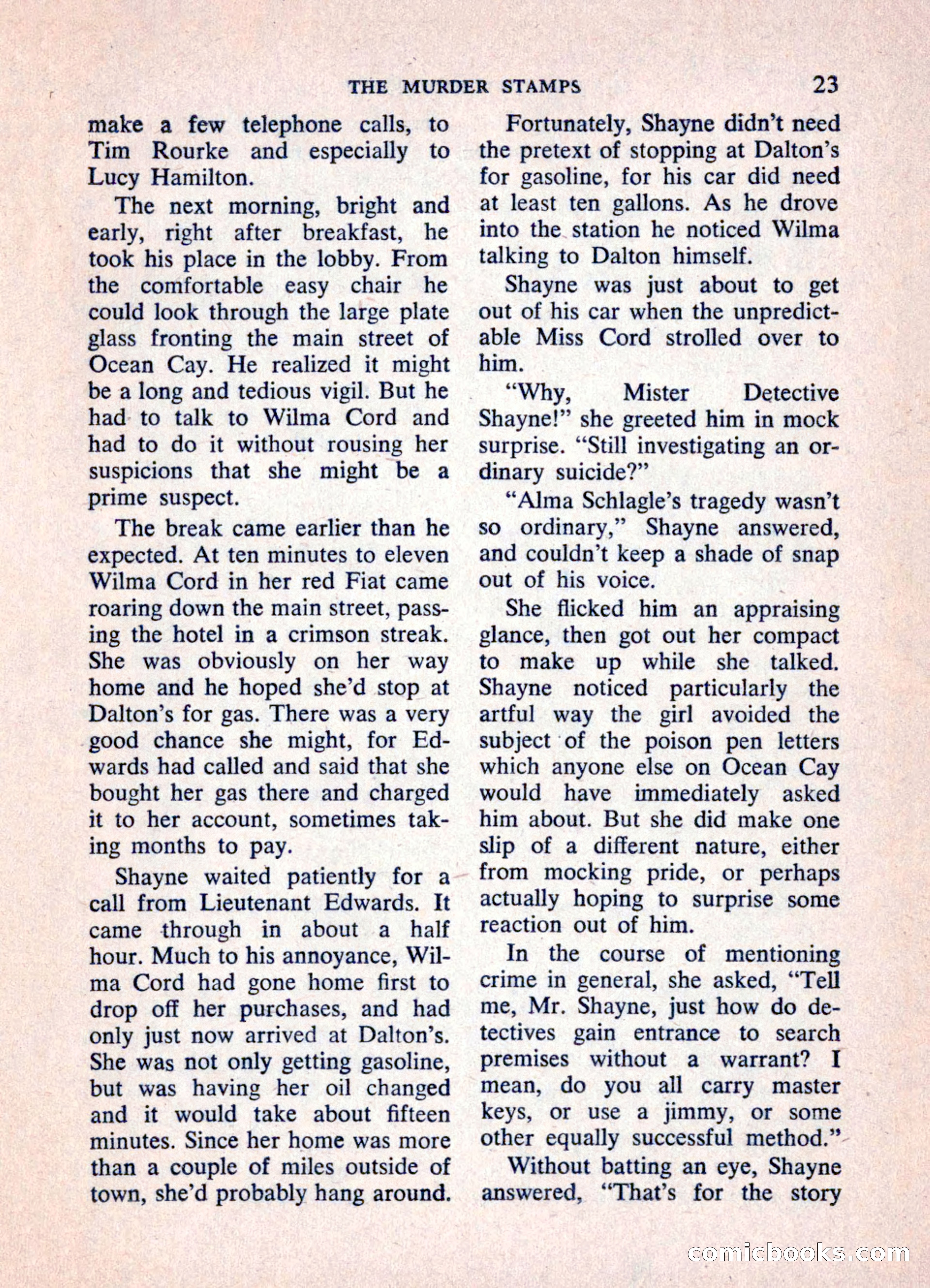Mike Shayne Mystery Magazine, June 1962 — page 25 of 132