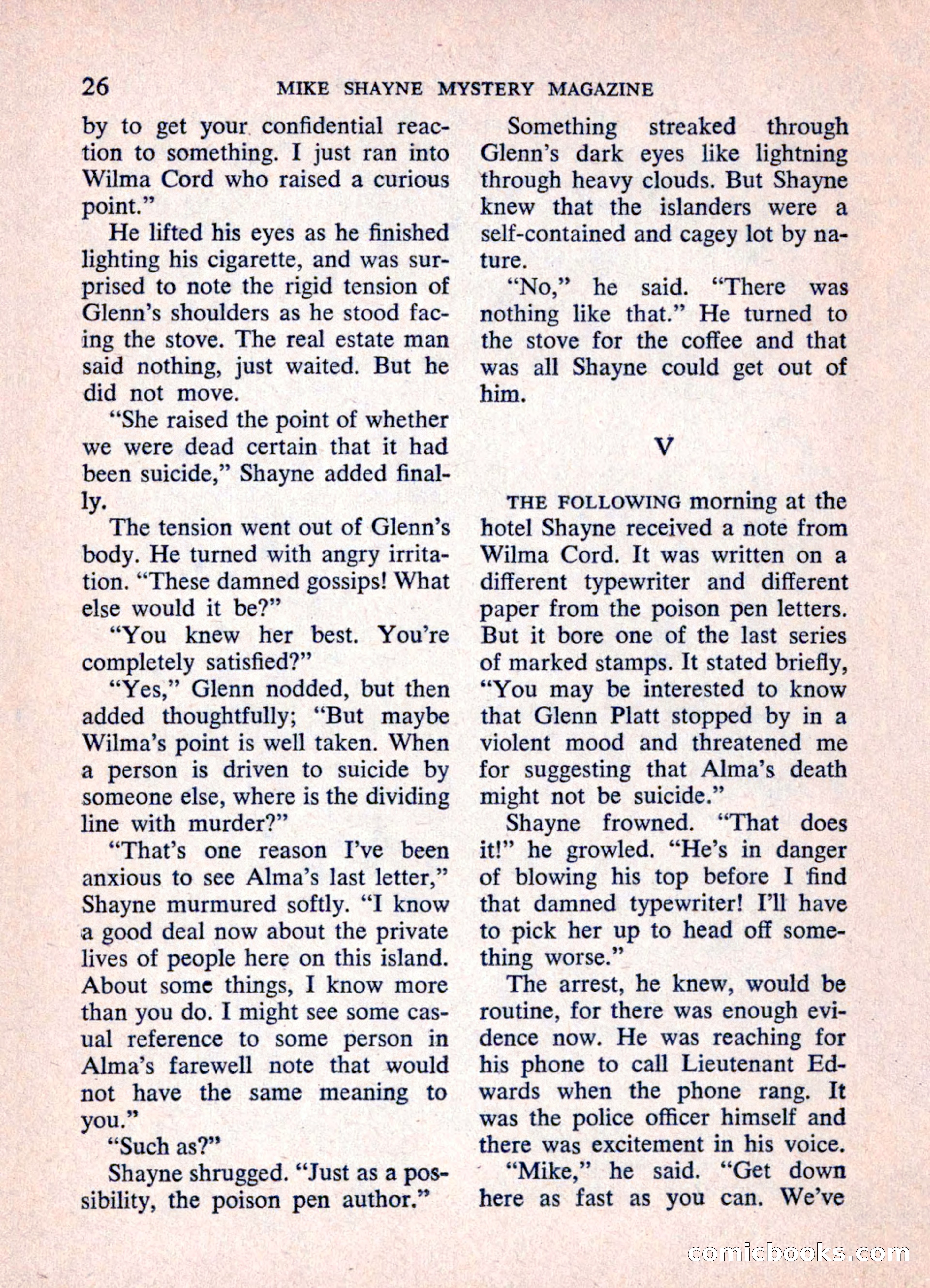 Mike Shayne Mystery Magazine, June 1962 — page 28 of 132