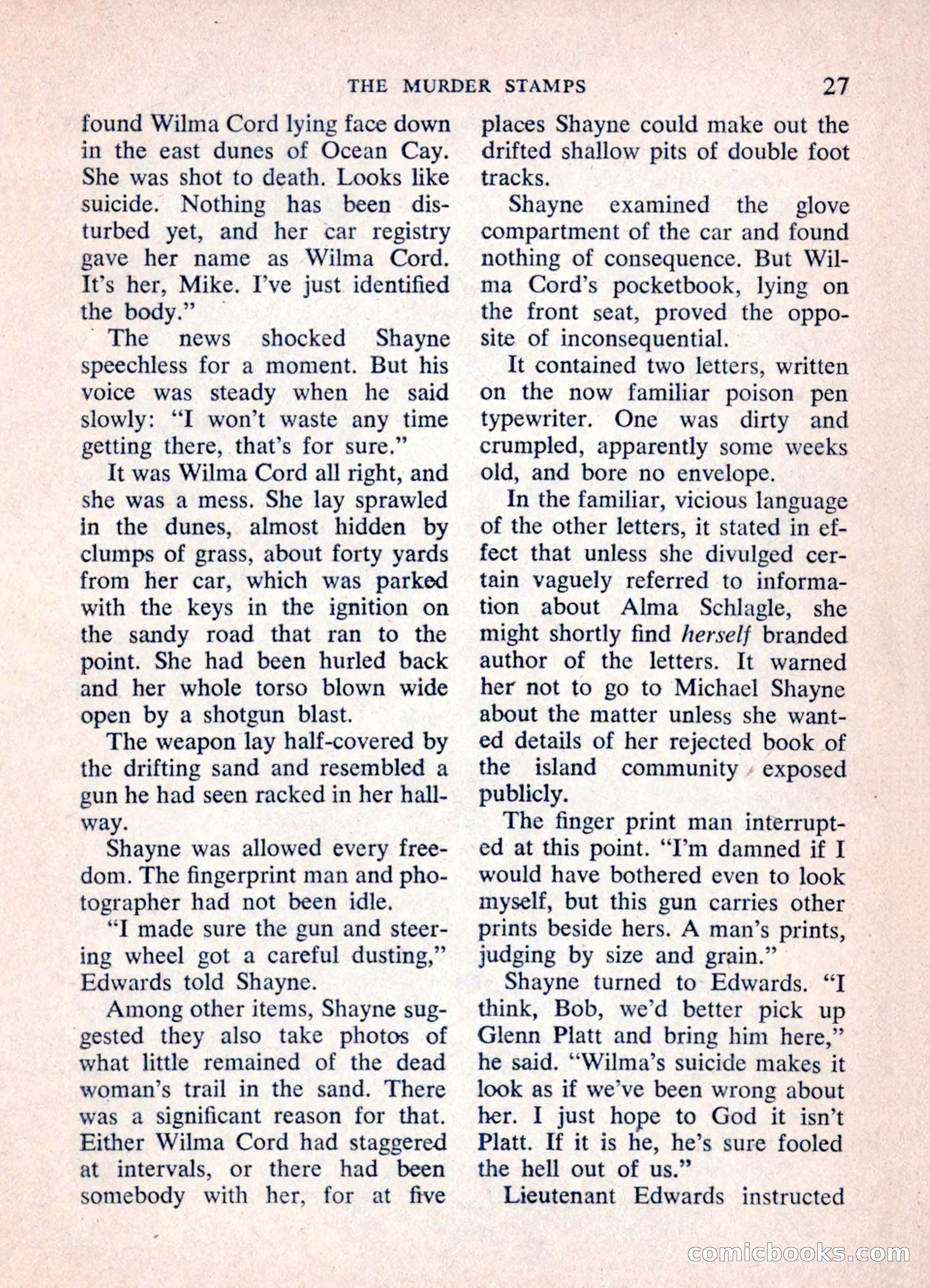 Mike Shayne Mystery Magazine, June 1962 — page 29 of 132