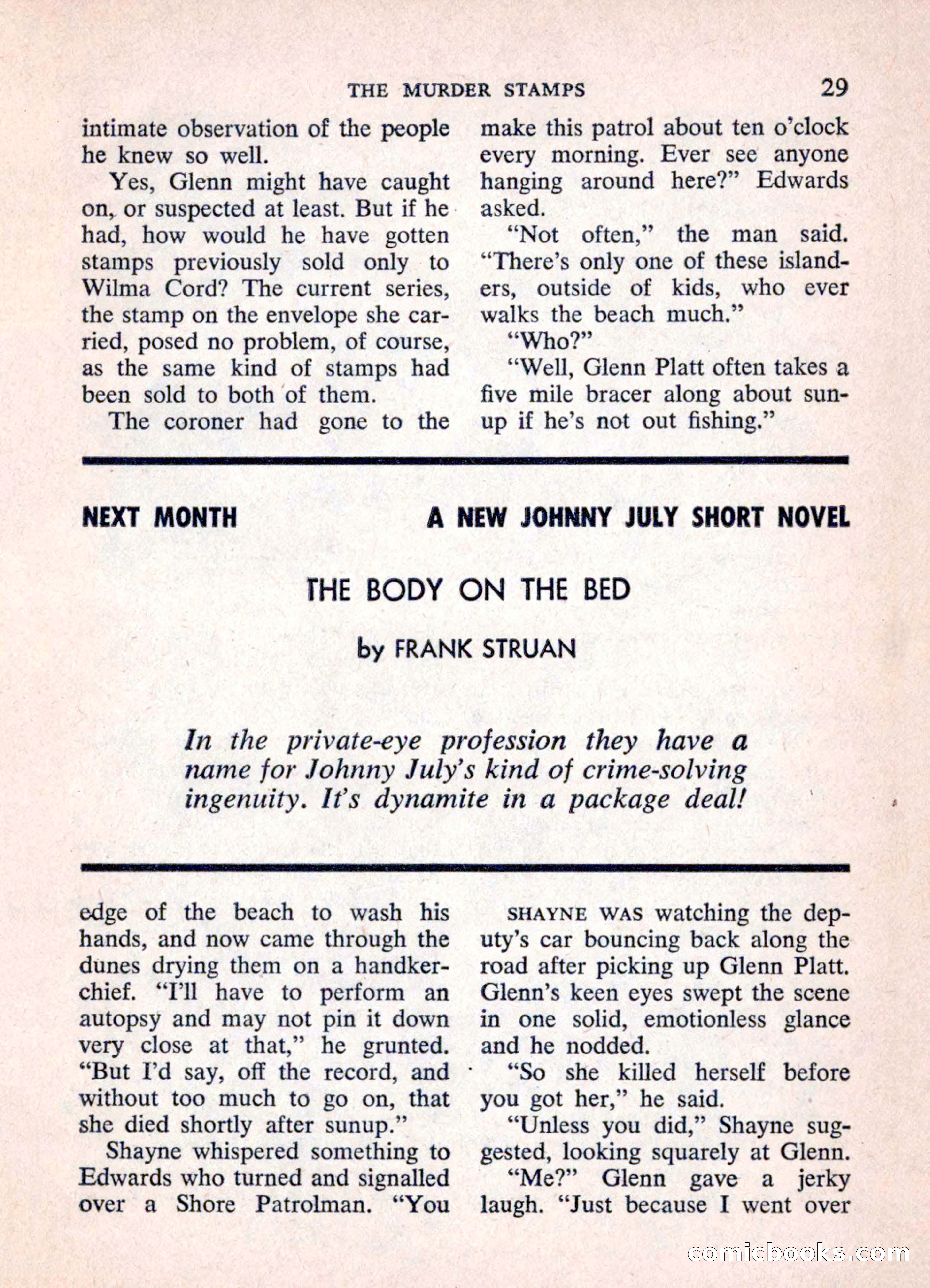 Mike Shayne Mystery Magazine, June 1962 — page 31 of 132