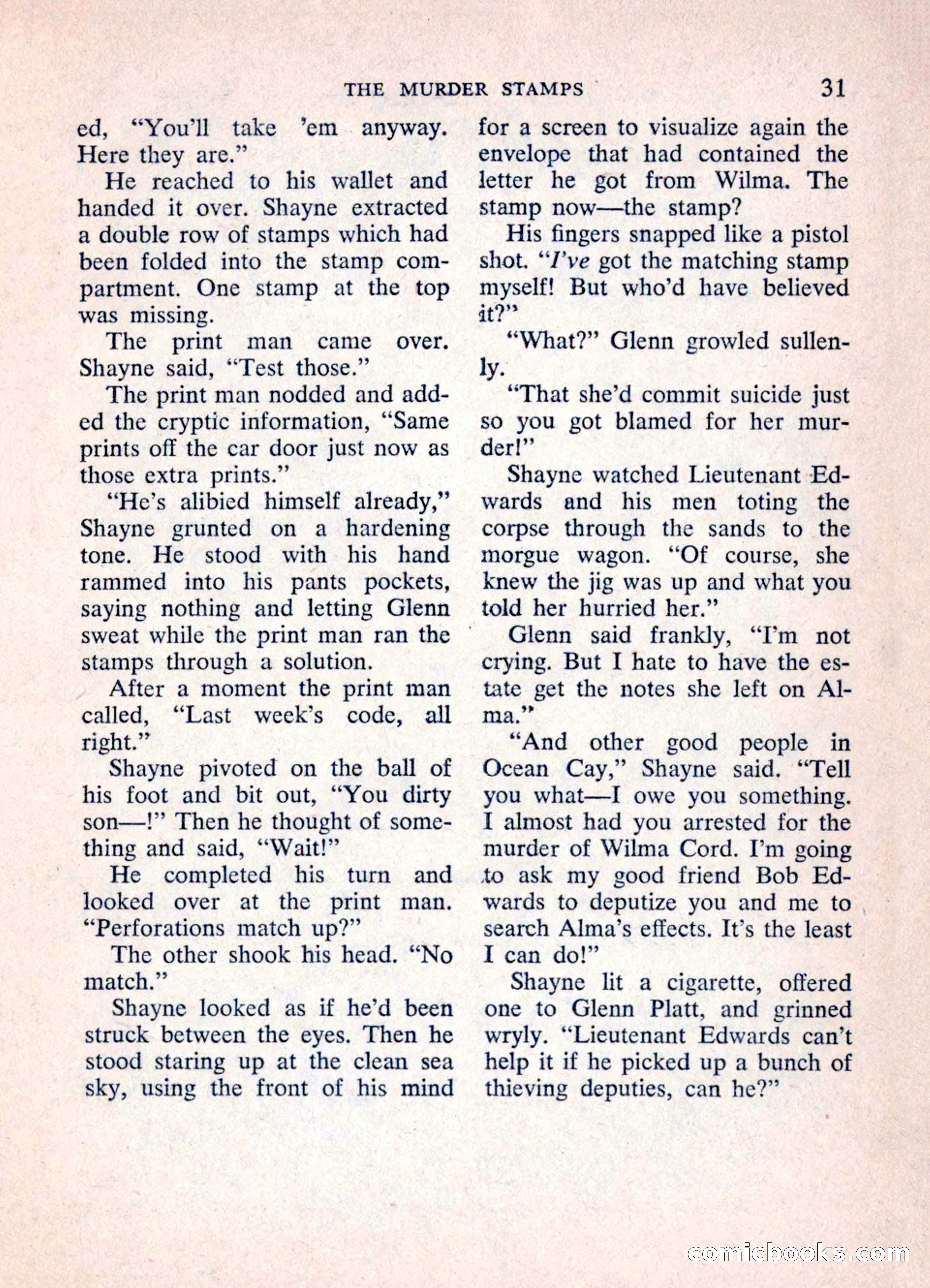 Mike Shayne Mystery Magazine, June 1962 — page 33 of 132
