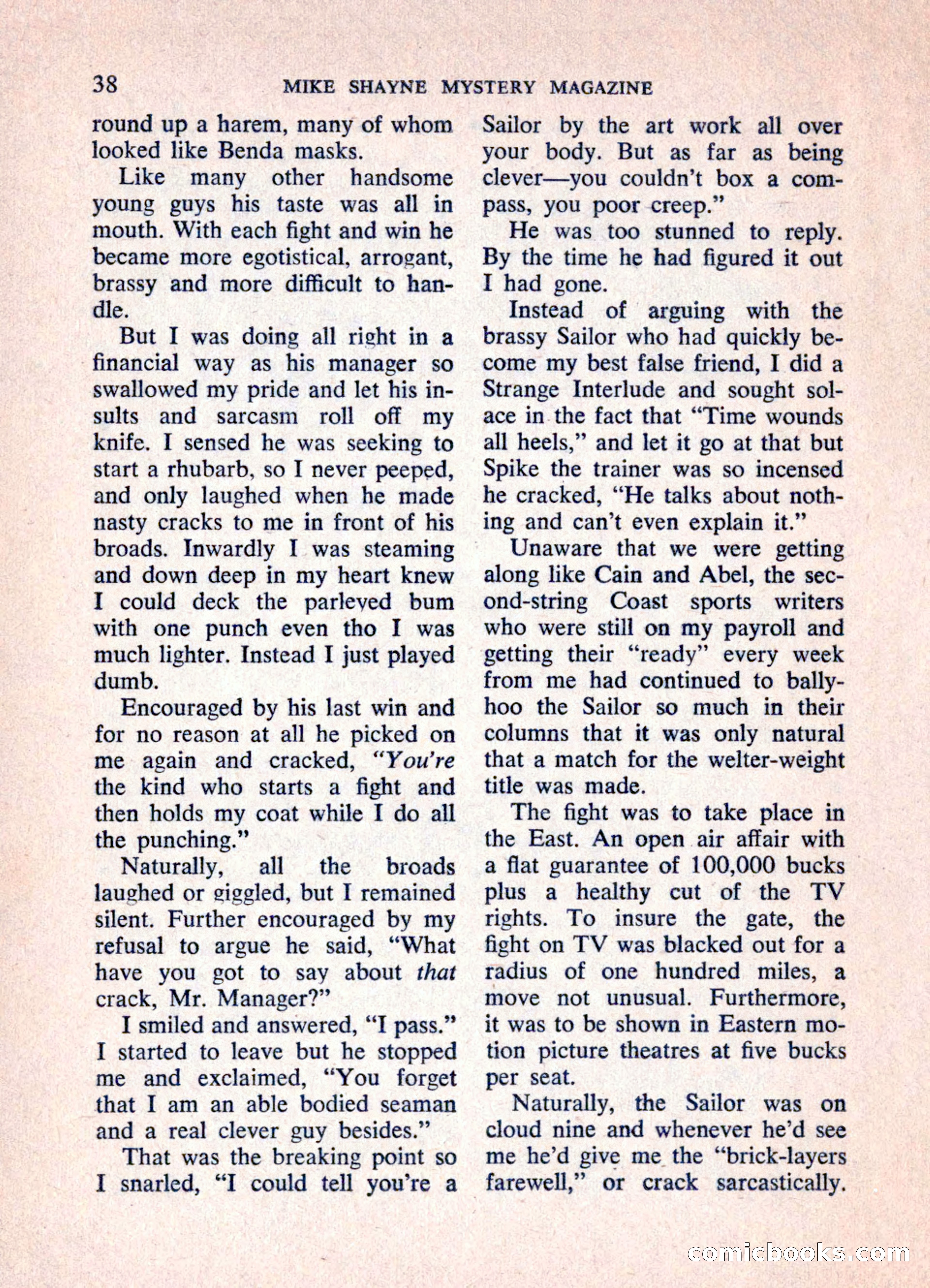 Mike Shayne Mystery Magazine, June 1962 — page 40 of 132