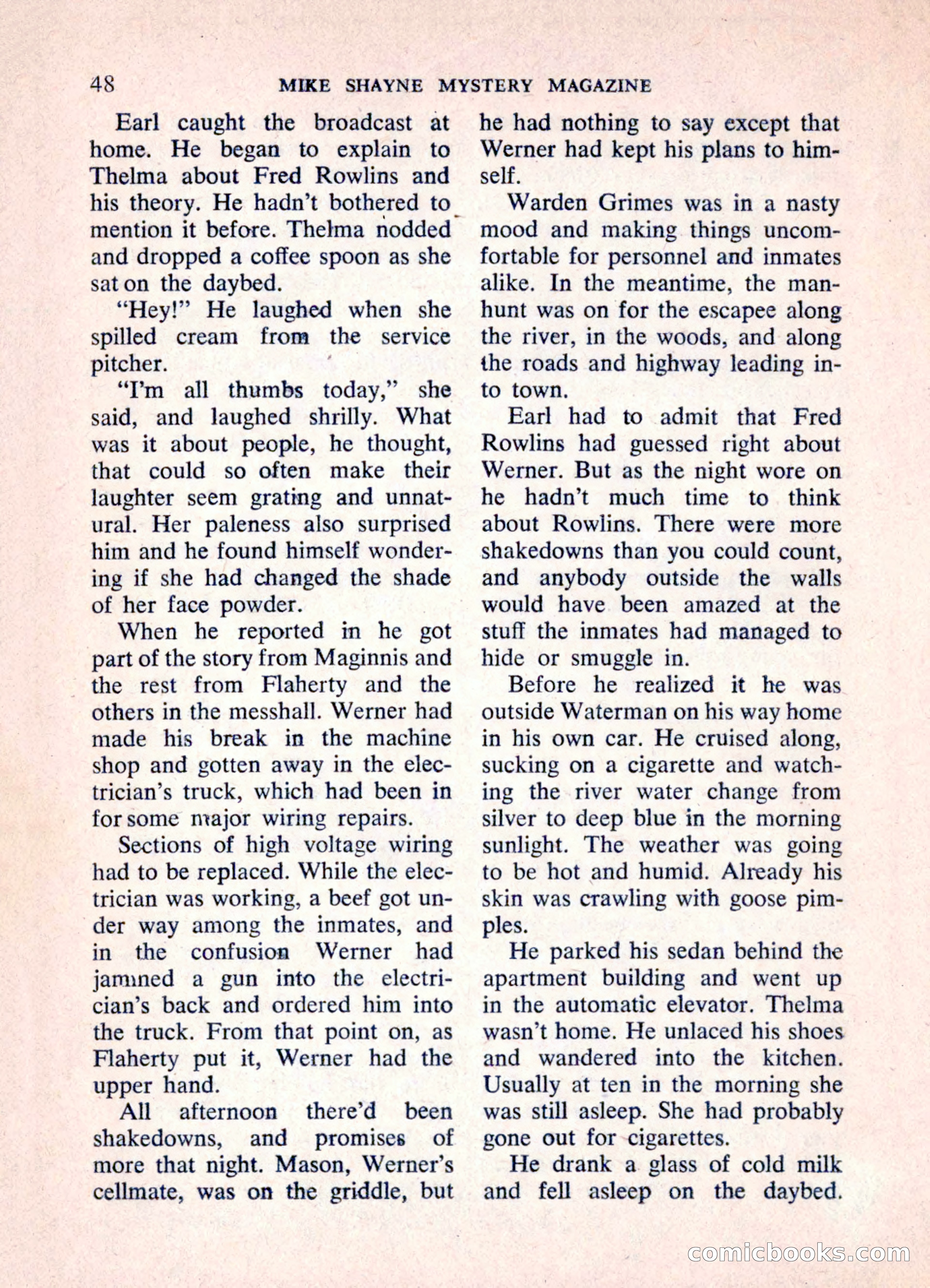 Mike Shayne Mystery Magazine, June 1962 — page 50 of 132
